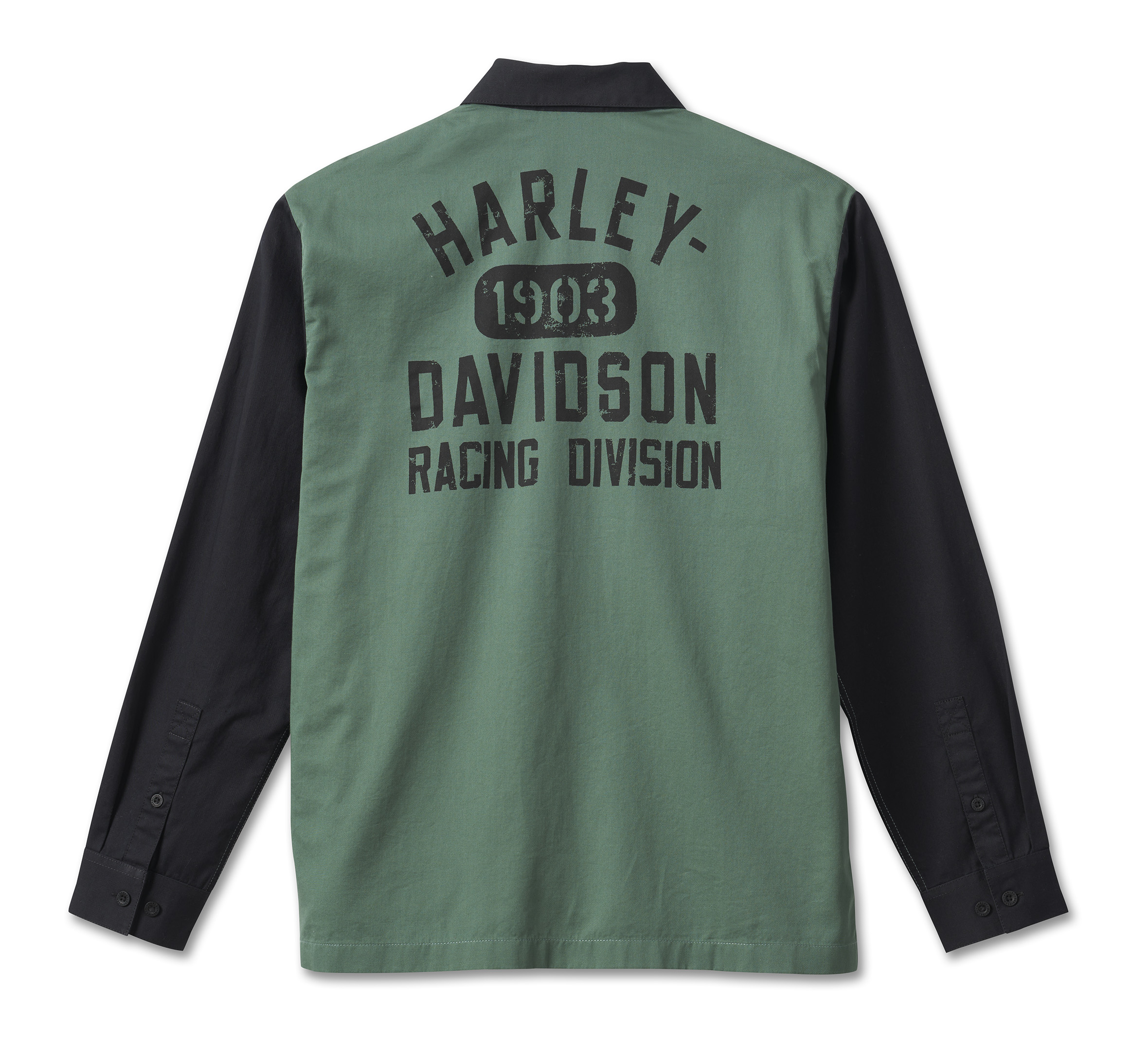 Men's Racing Colorblock Shirt - Bistro Green | Harley-Davidson USA