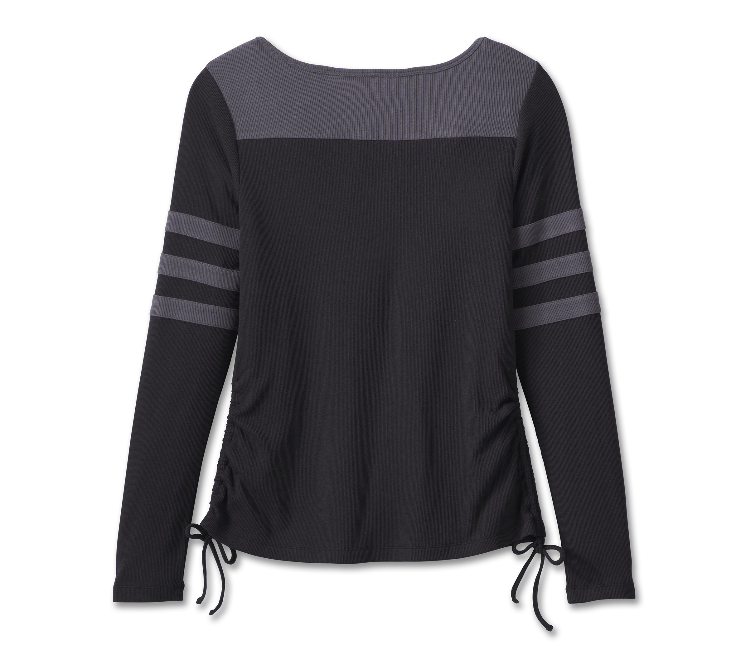 Women's Race Her Long Sleeve Knit Top - Black Beauty | Harley