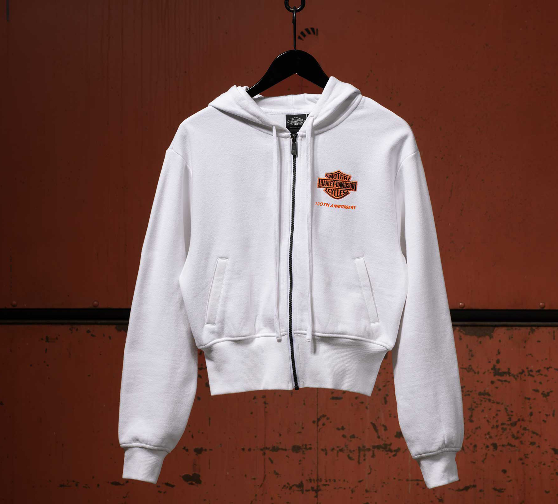 Harley davidson 2024 cropped hoodie