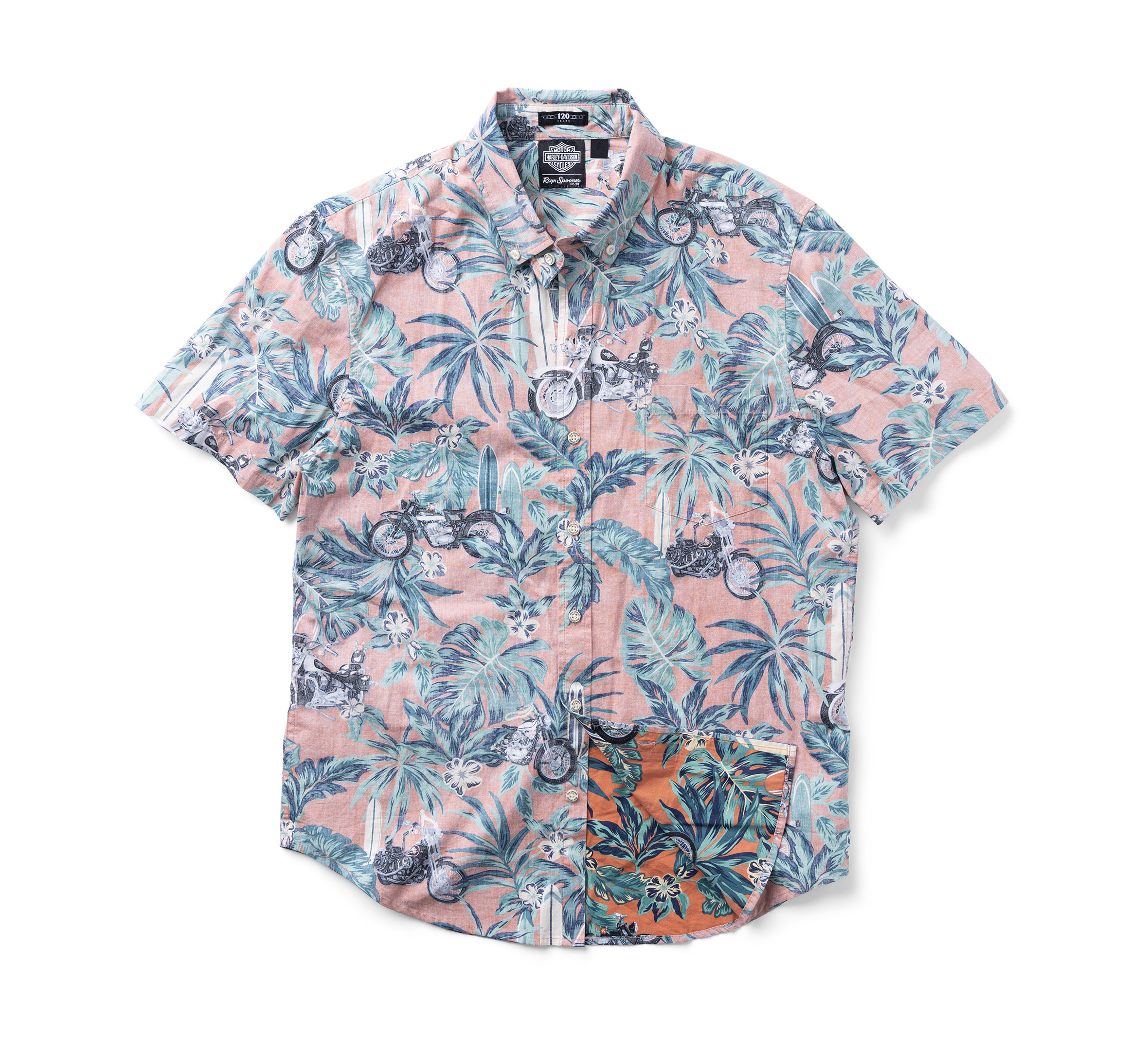 reyn spooner, Shirts, Reyn Spooner Vintage Blue Hawaiian Button Short  Sleeve Shirt
