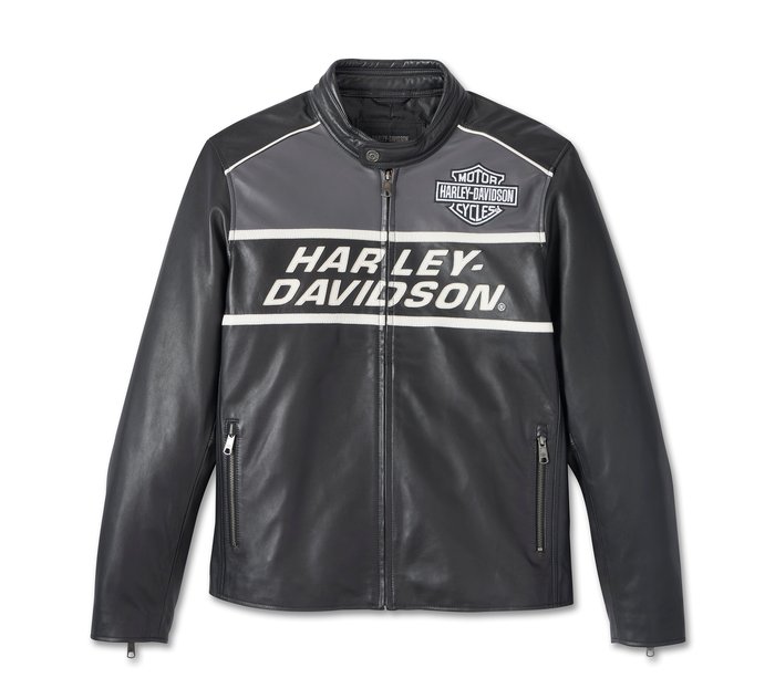 Factory Leather Jacket para hombre 1