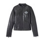 Women's Factory Perforated Leather Jacket