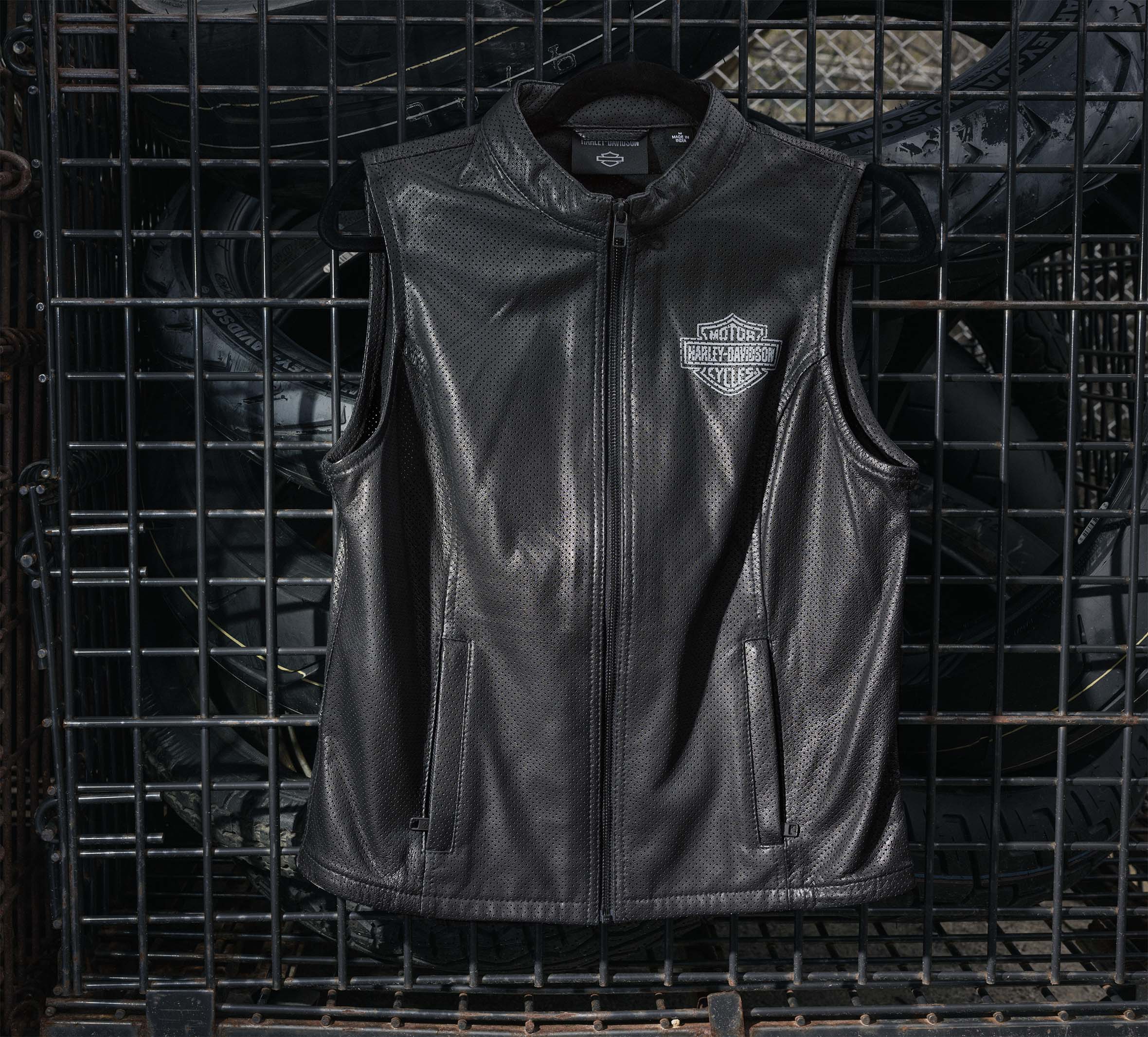 Women's Factory Perforated Leather Vest | Harley-Davidson CA