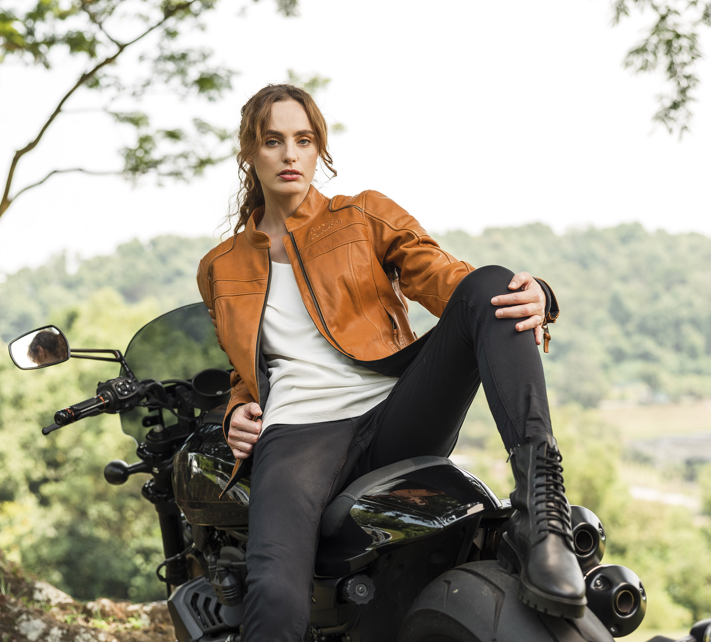 Women's Pursuit Triple Vent System Leather Jacket | Harley