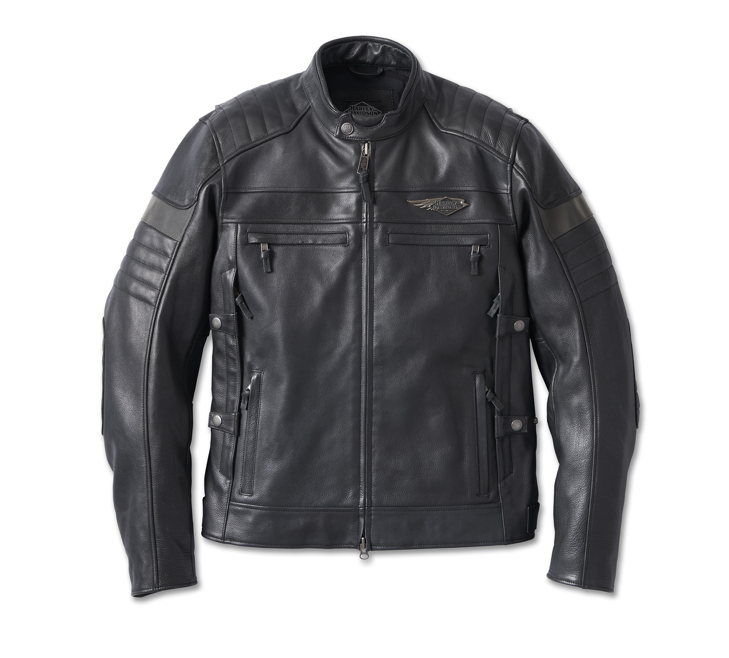 Harley-Davidson® Men's Victory Lane II Leather Jacket - Black 98000-23VM -  Wisconsin Harley-Davidson