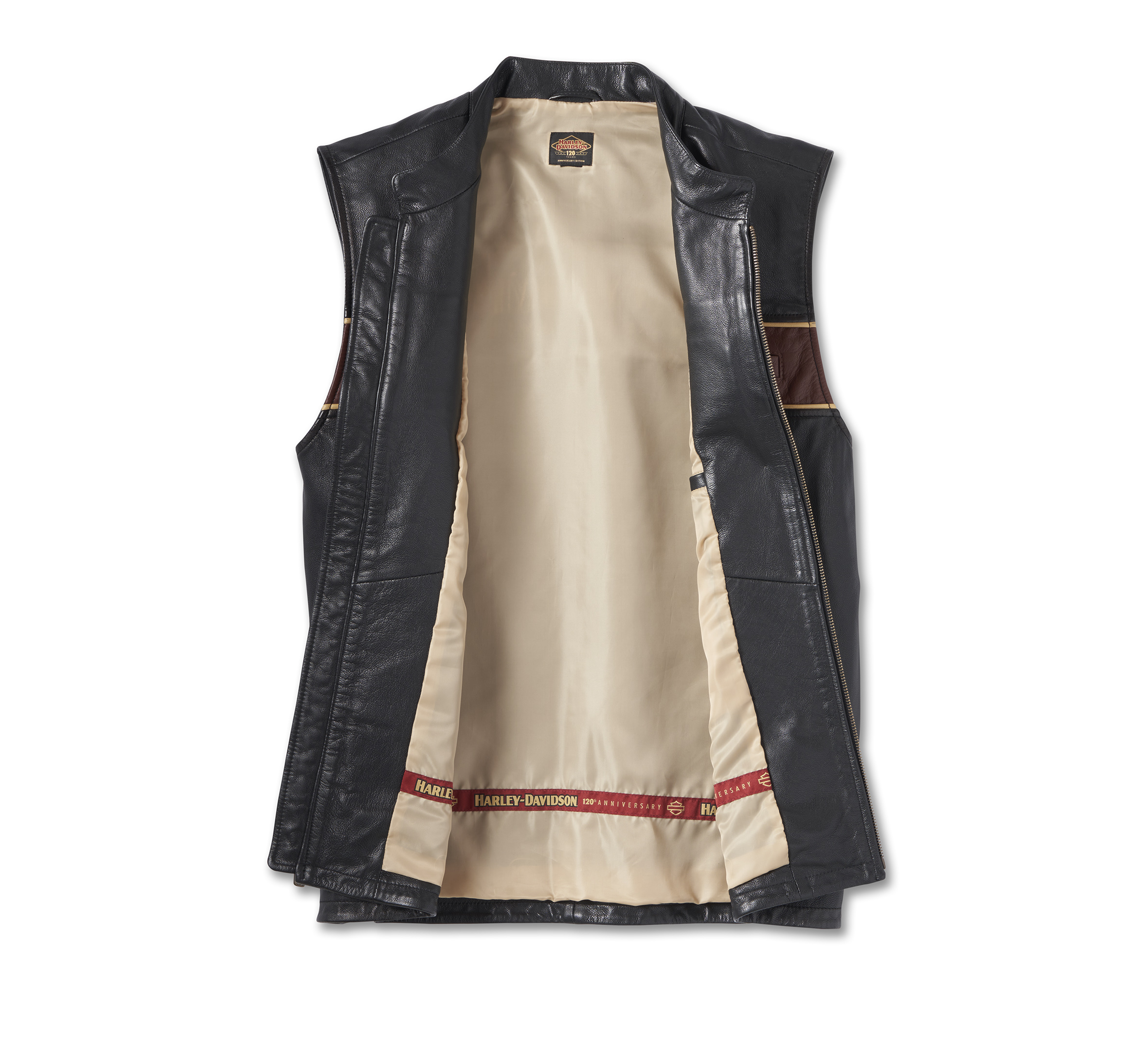 Men's 120th Anniversary Leather Vest | Harley-Davidson ME