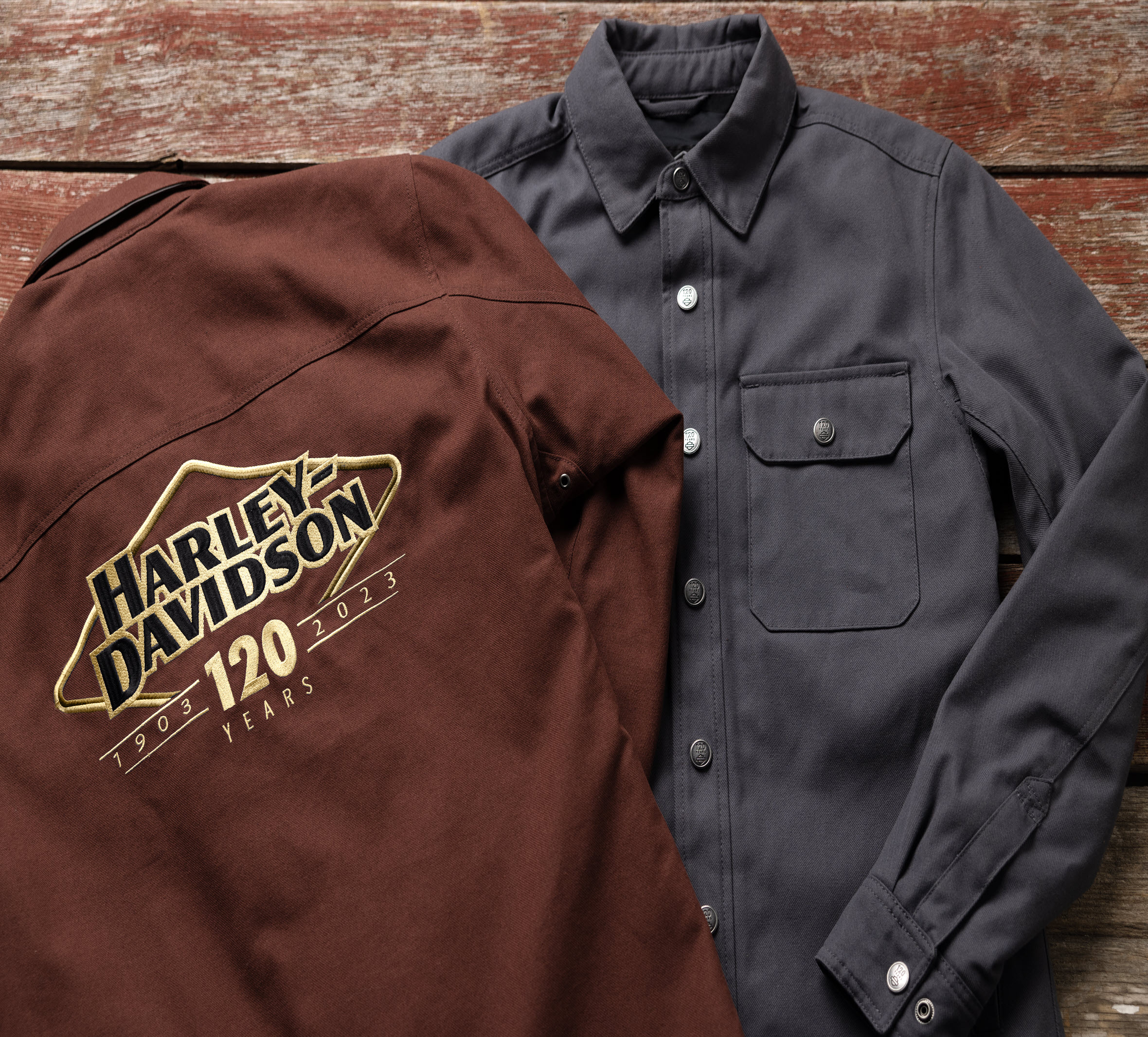 Men's 120th Anniversary Operative Riding Shirt Jacket - Blackened