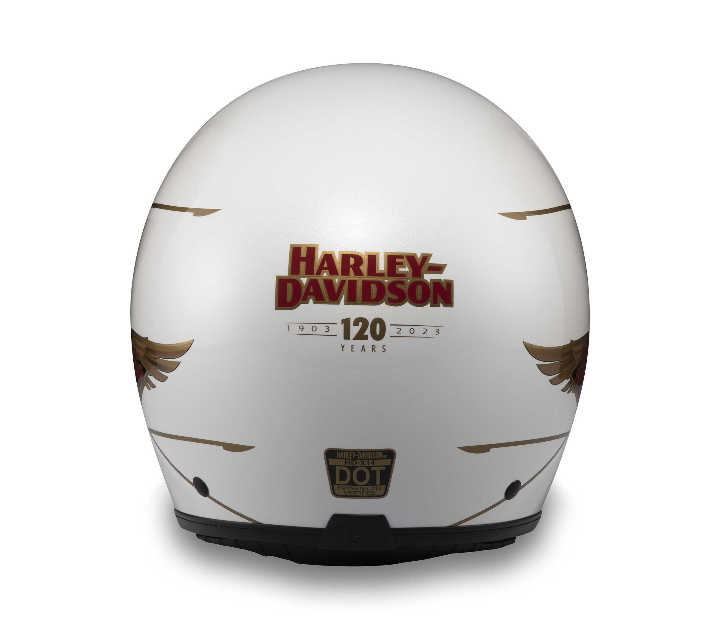 120th Anniversary Diamond H-D X14 SUN SHIELD 3/4 HELMET | Harley