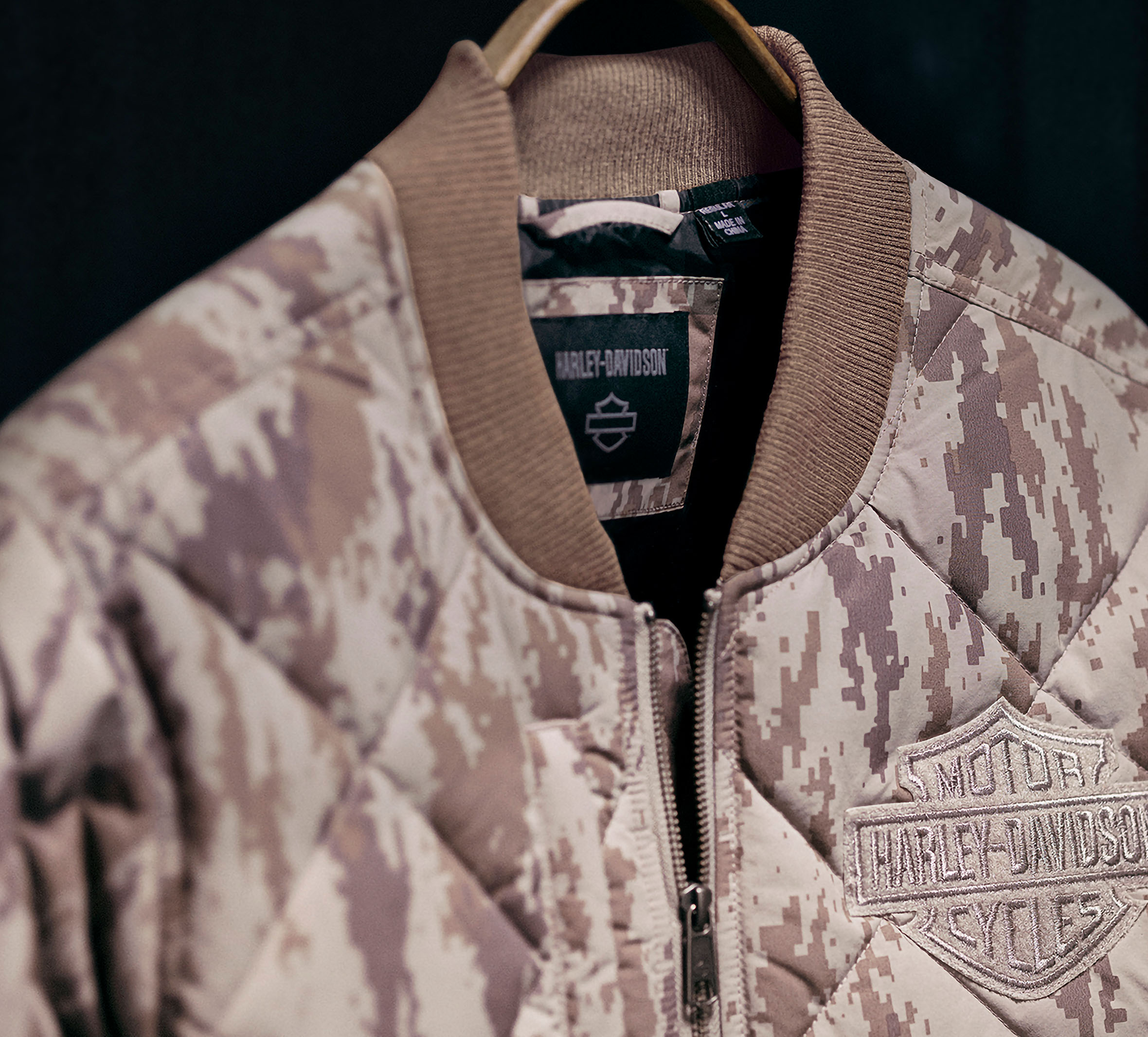 Camo harley outlet davidson jacket