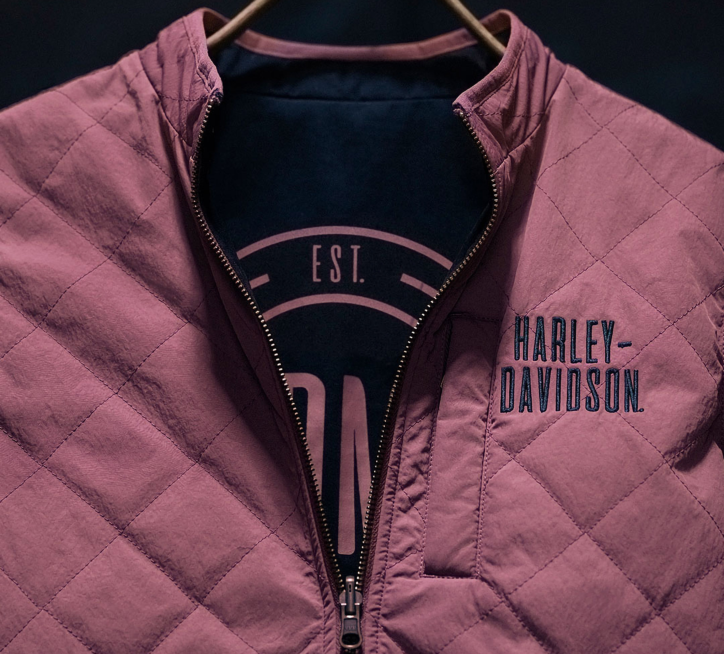 Harley davidson hot sale quilted jacket