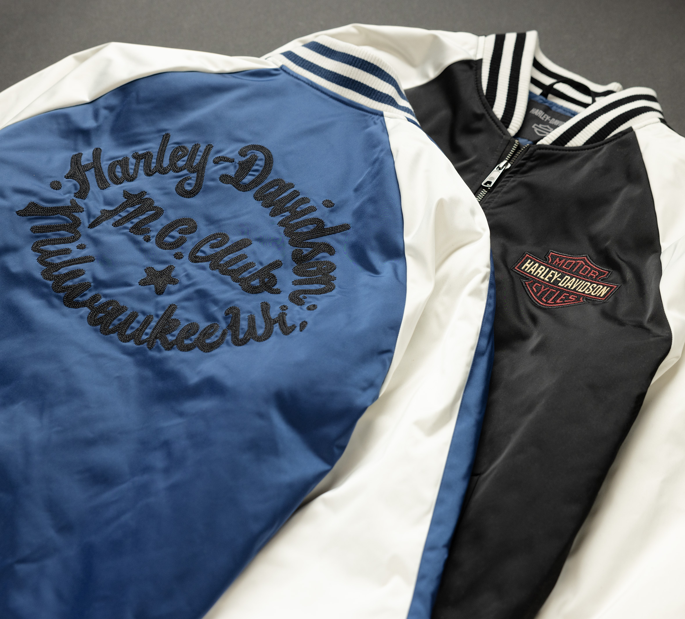 Men's Club Crew Jacket - Ensign Blue | Harley-Davidson USA