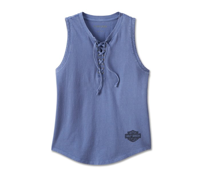 Throttle Lace-Up Tank para mujer 1