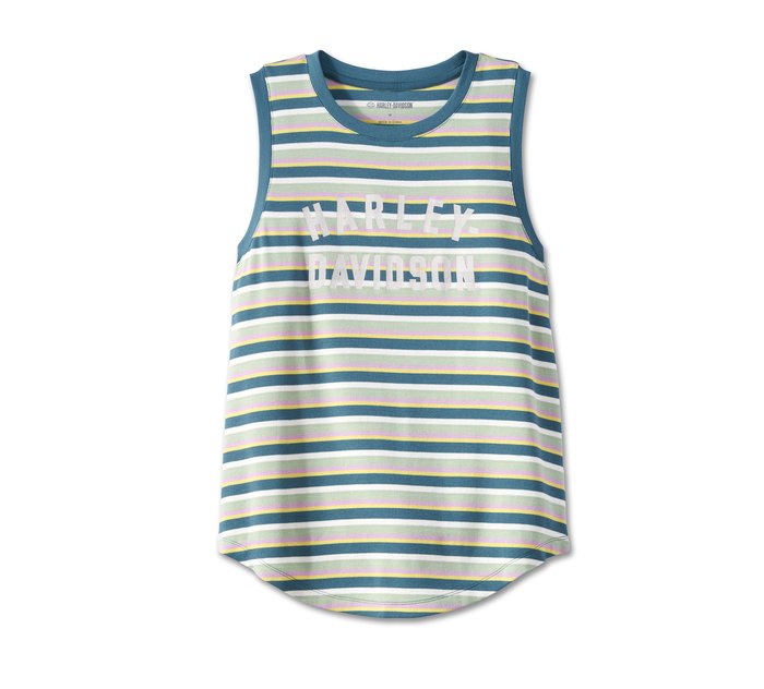 Women's Division Striped Tank 1