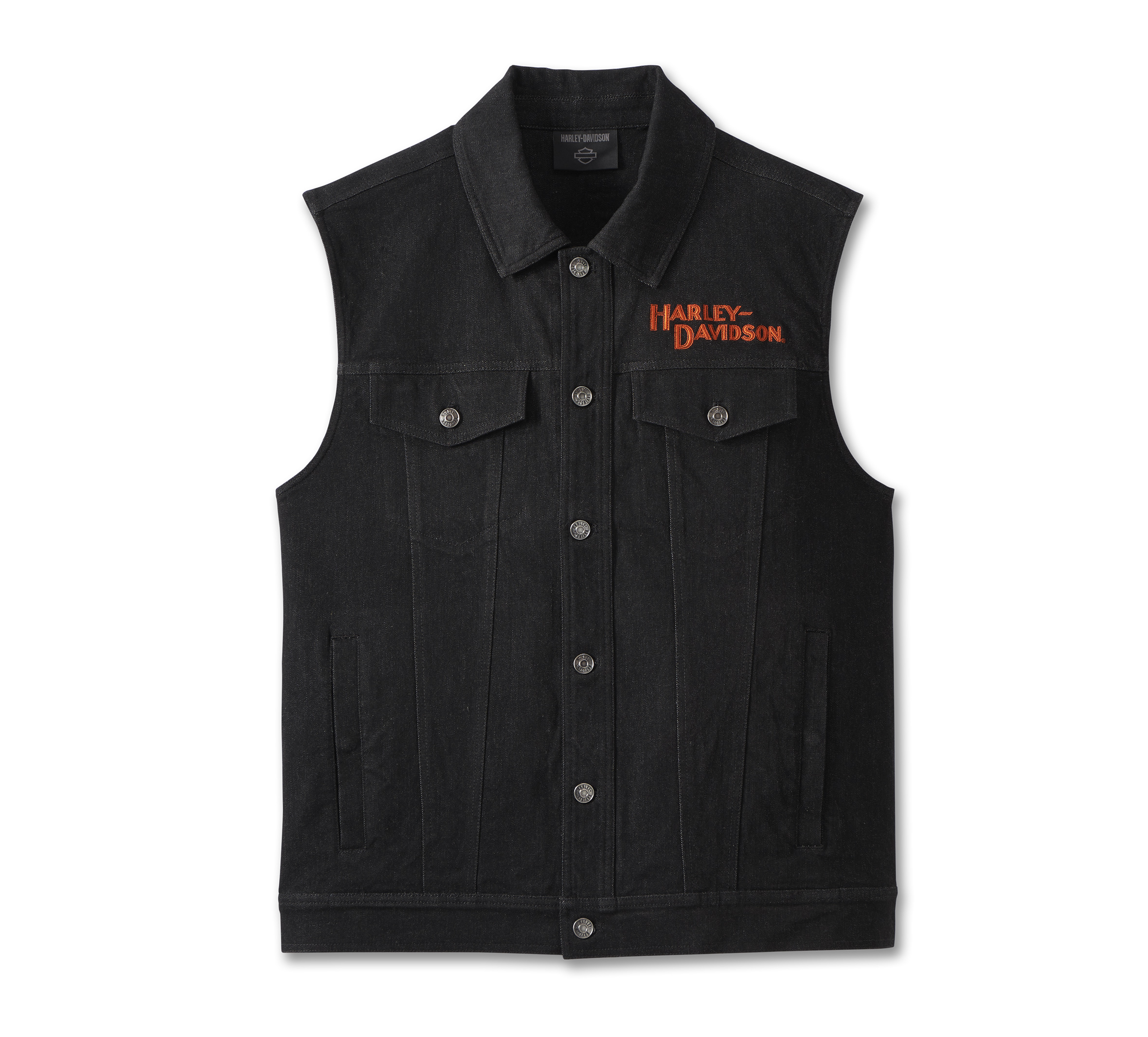 Men s Whiplash Denim Vest Harley Davidson APAC