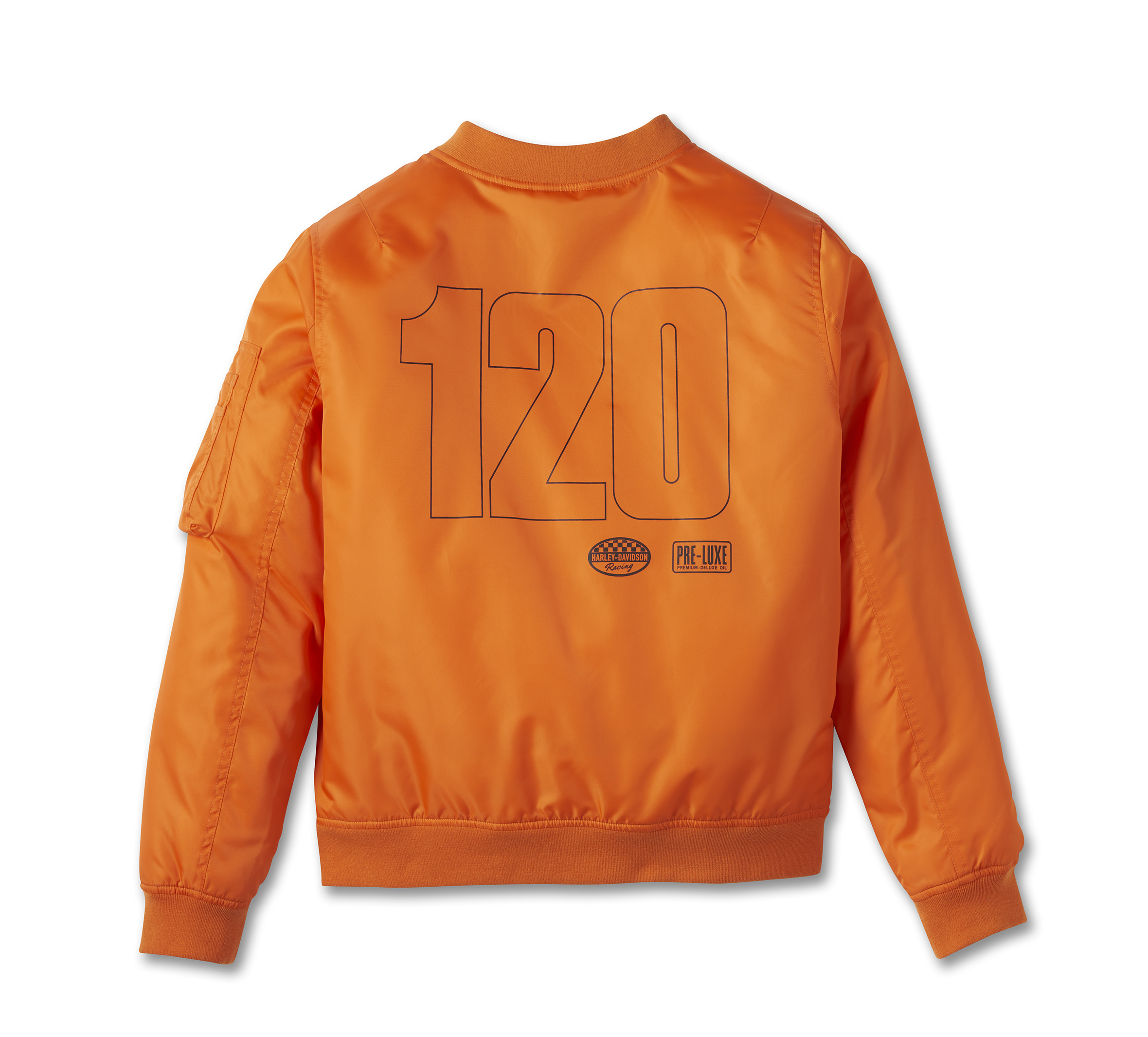 Women's 120th Anniversary Bomber Jacket - Harley Orange | Harley