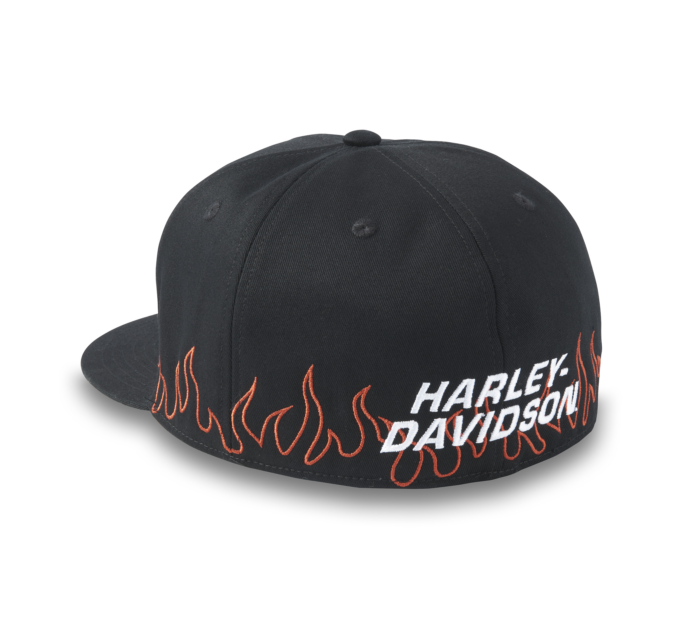 Flames Fitted Hat - Black Beauty | Harley-Davidson USA