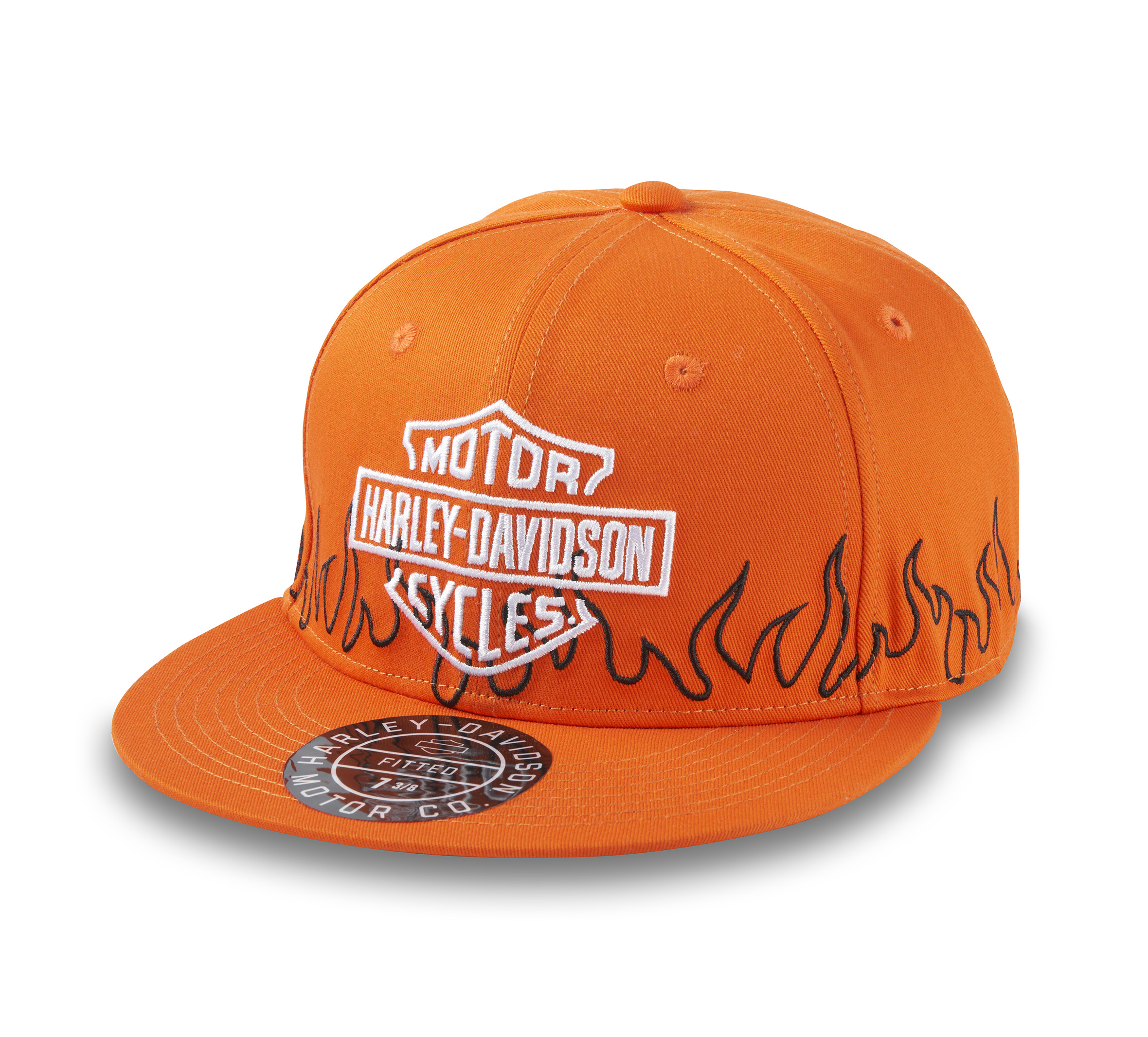 Harley USA | Flames Hat Harley-Davidson Fitted Orange -