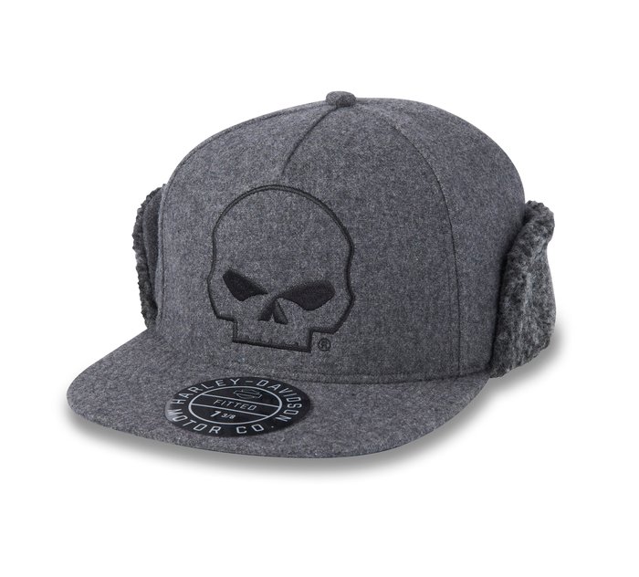 Willie G Skull Fitted Flap Hat 1