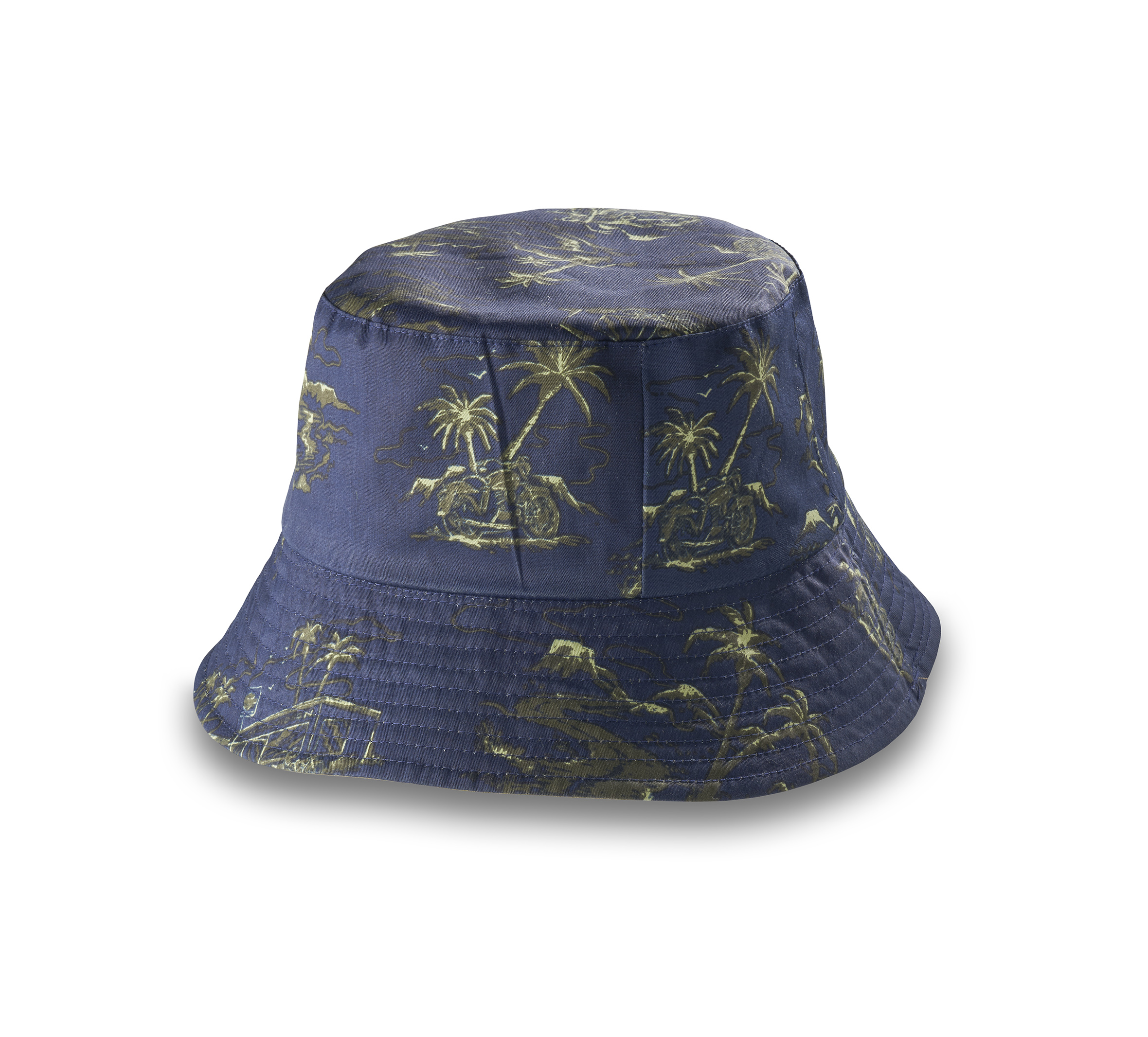 Reversible Aloha Harley-Davidson Bucket Hat - Grape Leaf | Harley