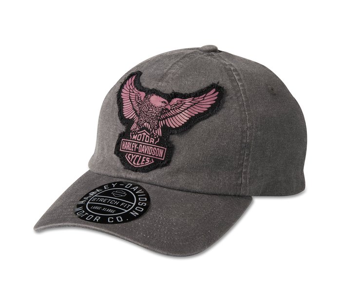 Embroidered Eagle Stretch-Fit Cap 1