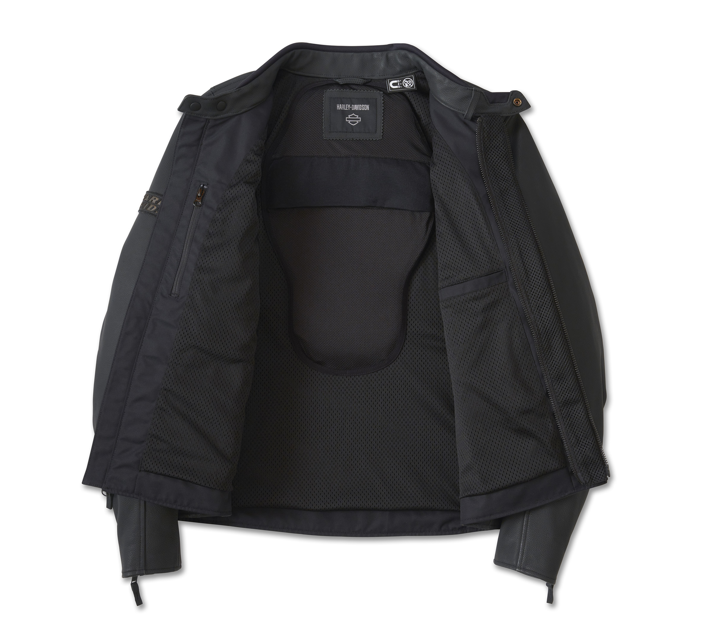 Men's Paradigm Triple Vent System 2.0 Leather Jacket - Black 