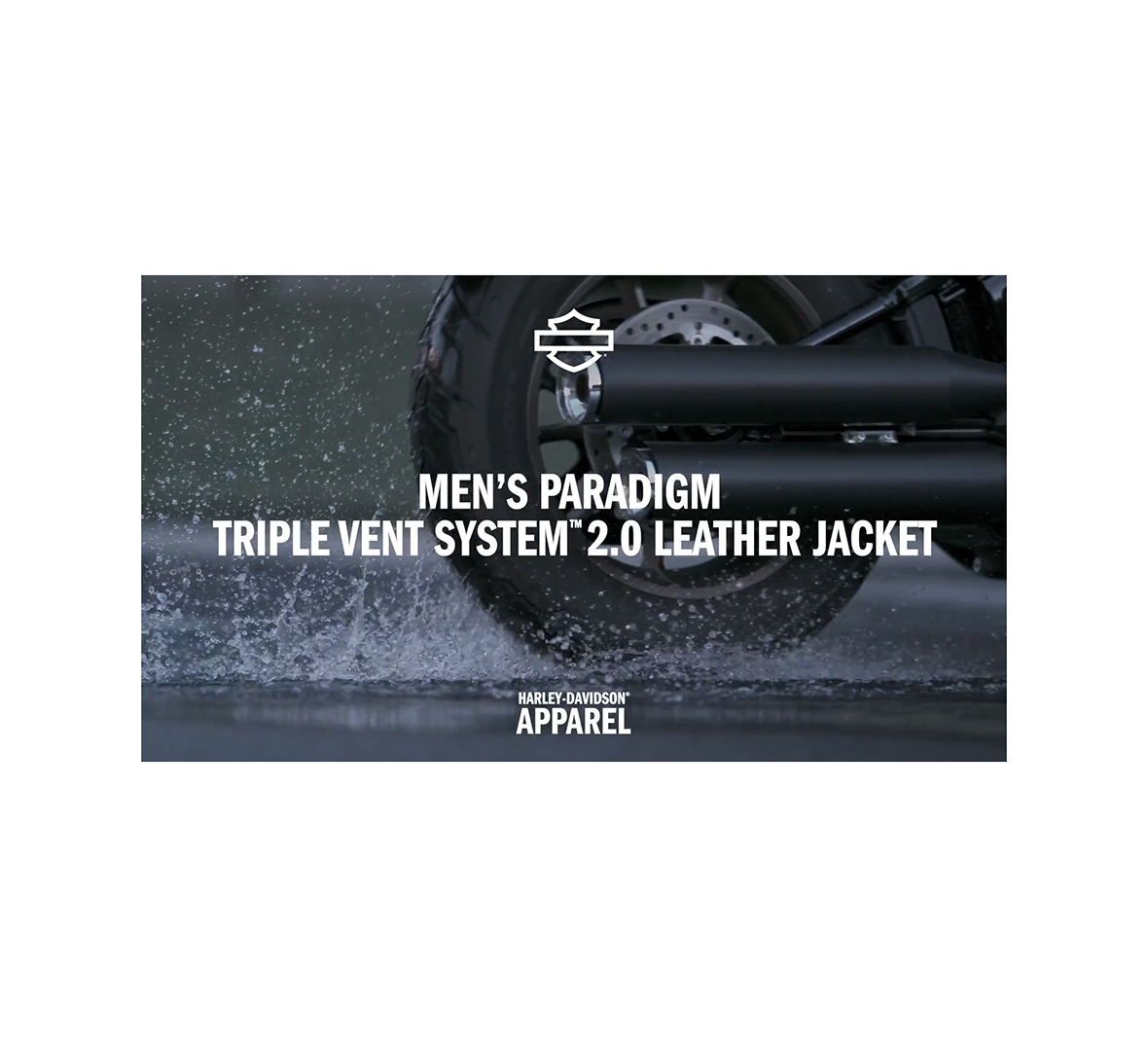 Men's Paradigm Triple Vent System 2.0 Leather Jacket - Black