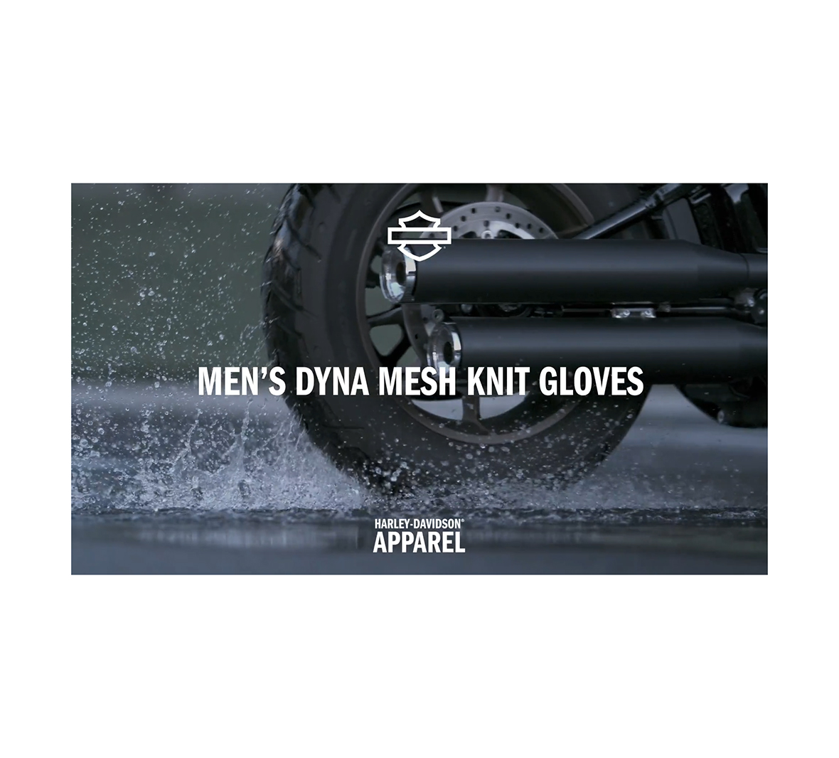 Men's Dyna Knit Mesh Gloves - Cool Grey | Harley-Davidson CA