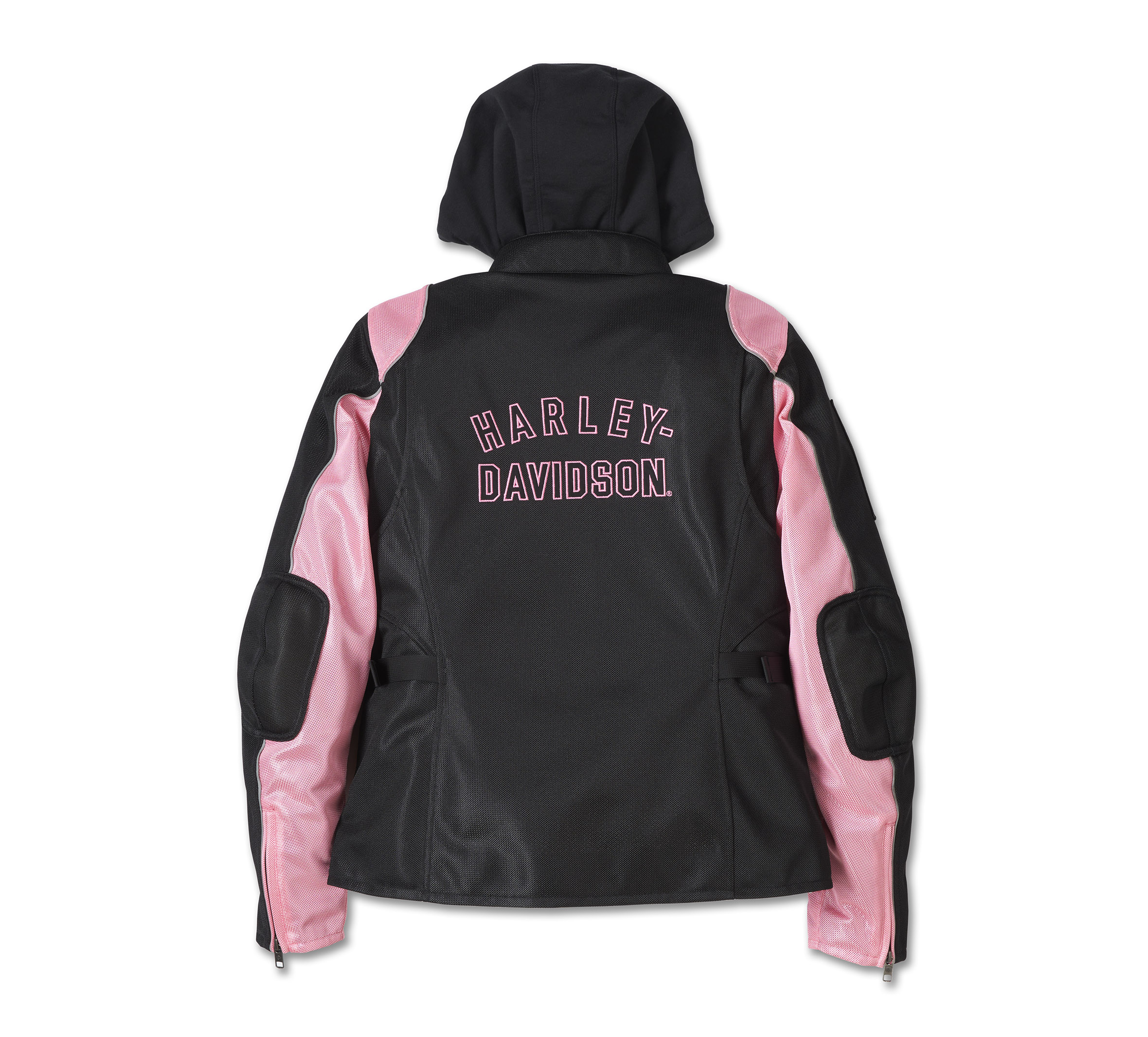 Black and pink 2025 harley davidson jacket