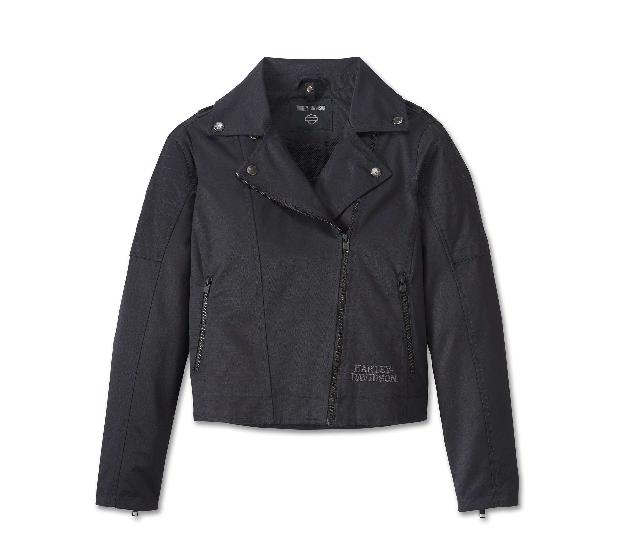 Blouson cuir femme harley davidson online skull