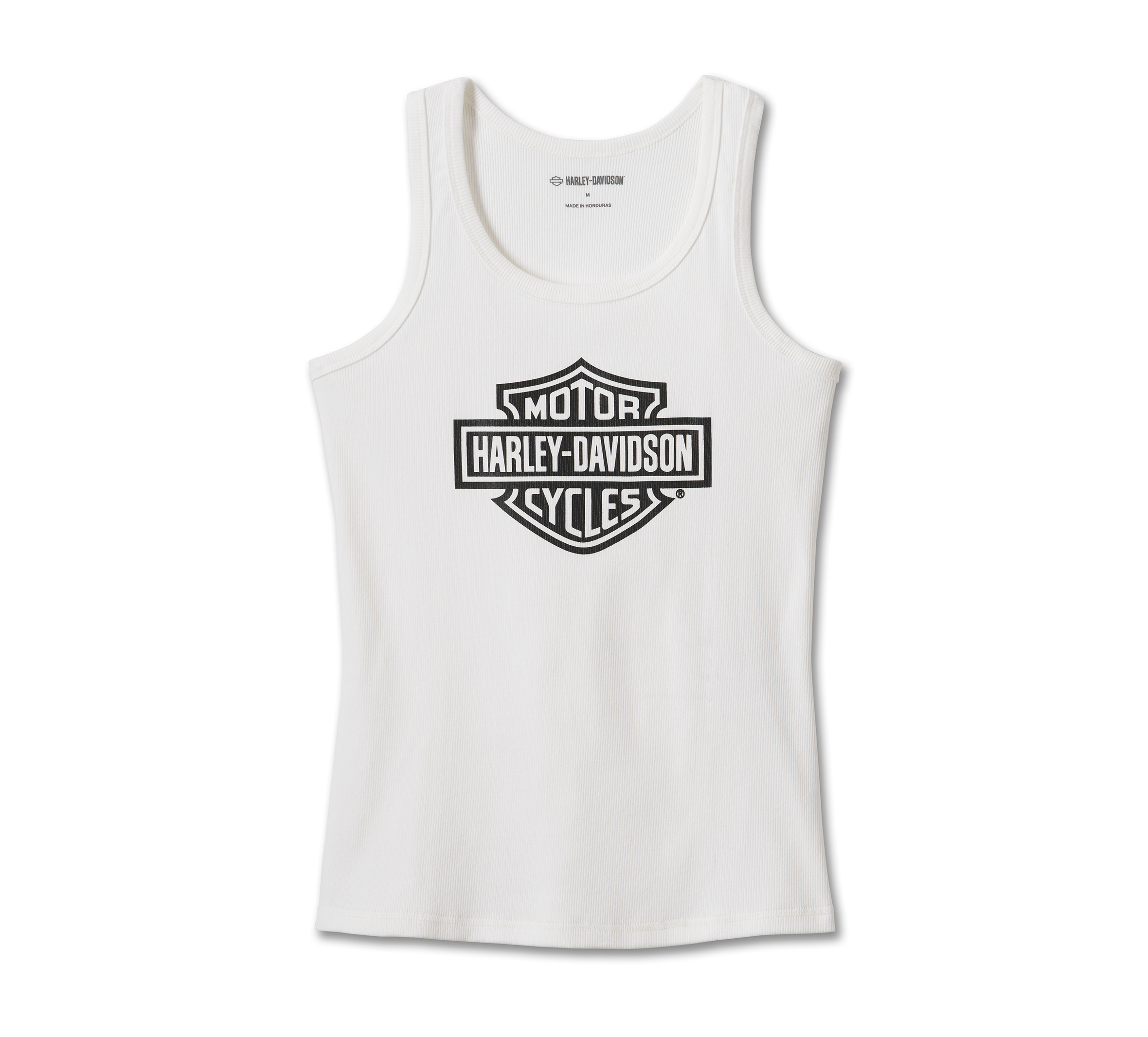 Women's Bar & Shield Tank - Bright White | Harley-Davidson USA