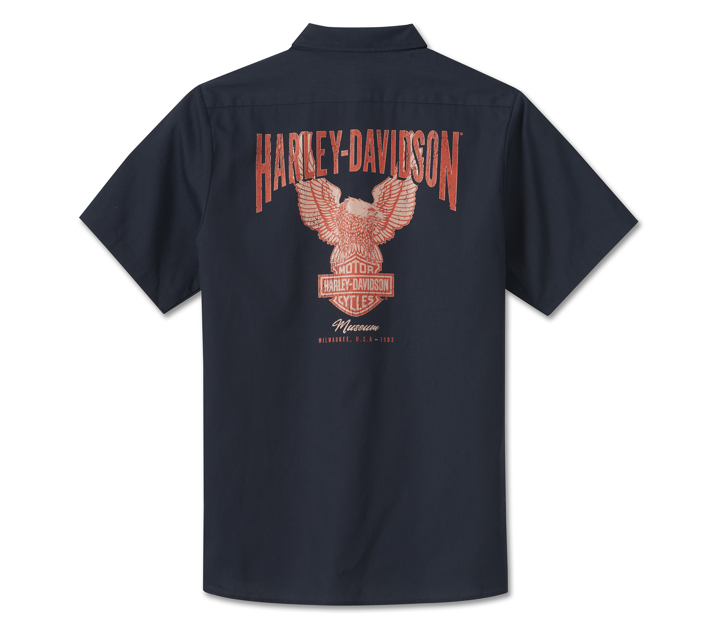 Men's Button Down Navy Mechanics Shirt | Harley-Davidson USA