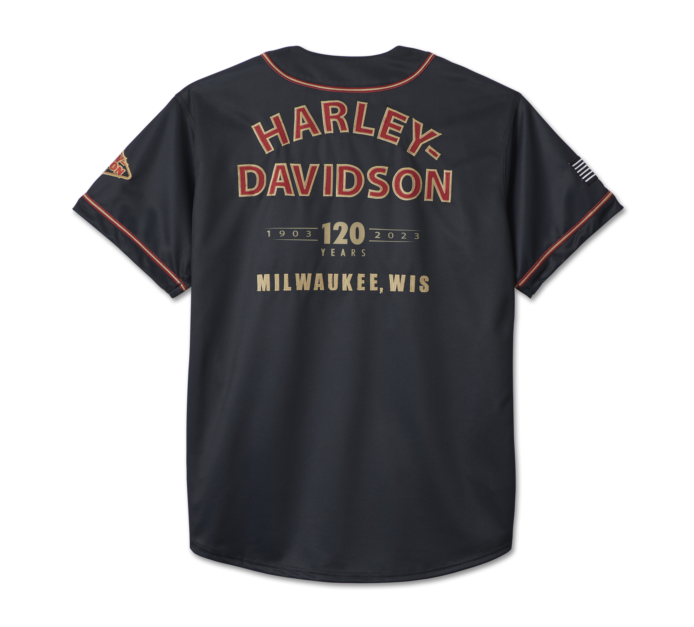 Men's 120th Baseball Jersey | Harley-Davidson USA