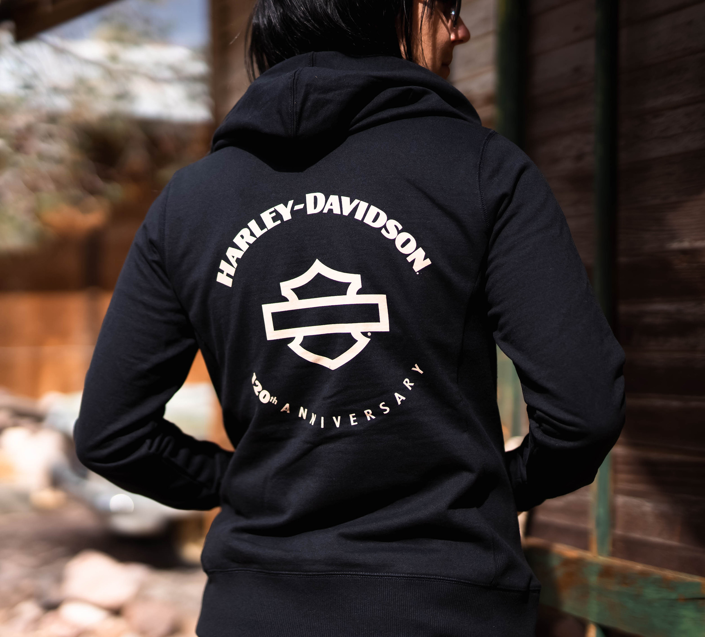 Women's Full Zip Front Anniversary Hoodie | Harley-Davidson USA