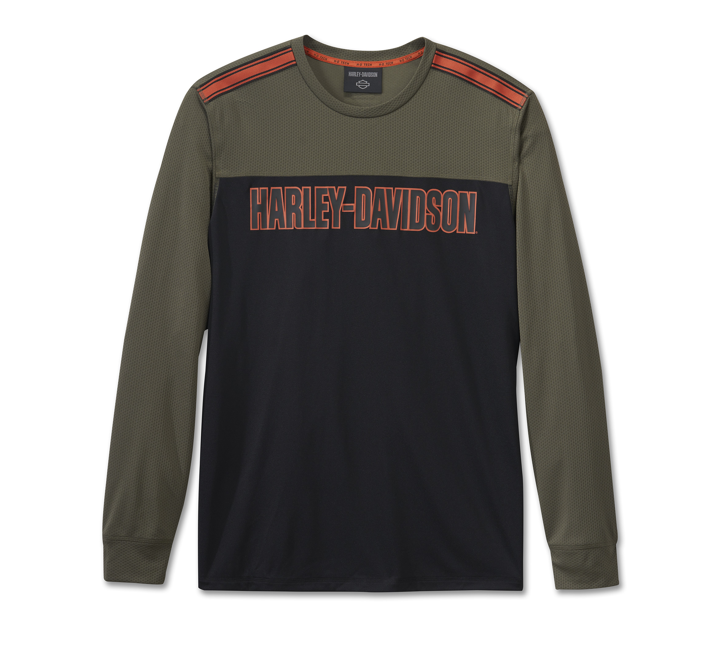 H D TECH Long Sleeve Tee Harley Davidson USA