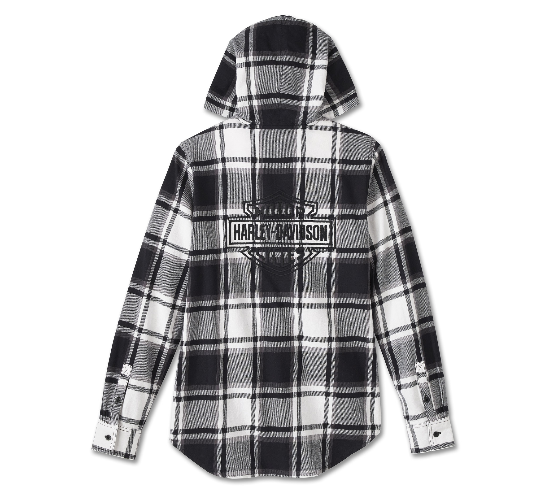 Harley davidson outlet flannel hoodie