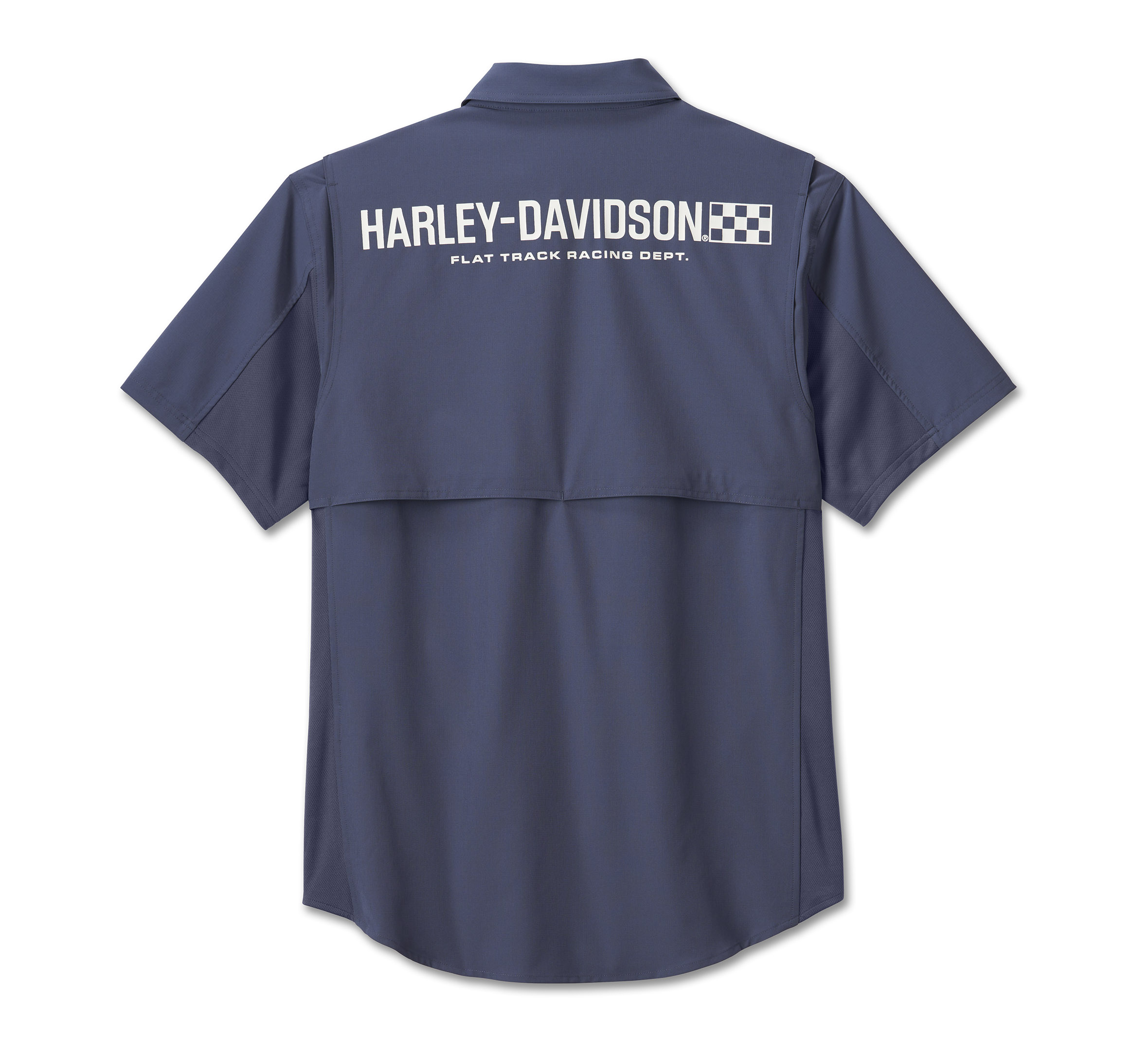 Men's Wicked Short Sleeved Performance Shirt - Ombre Blue | Harley 