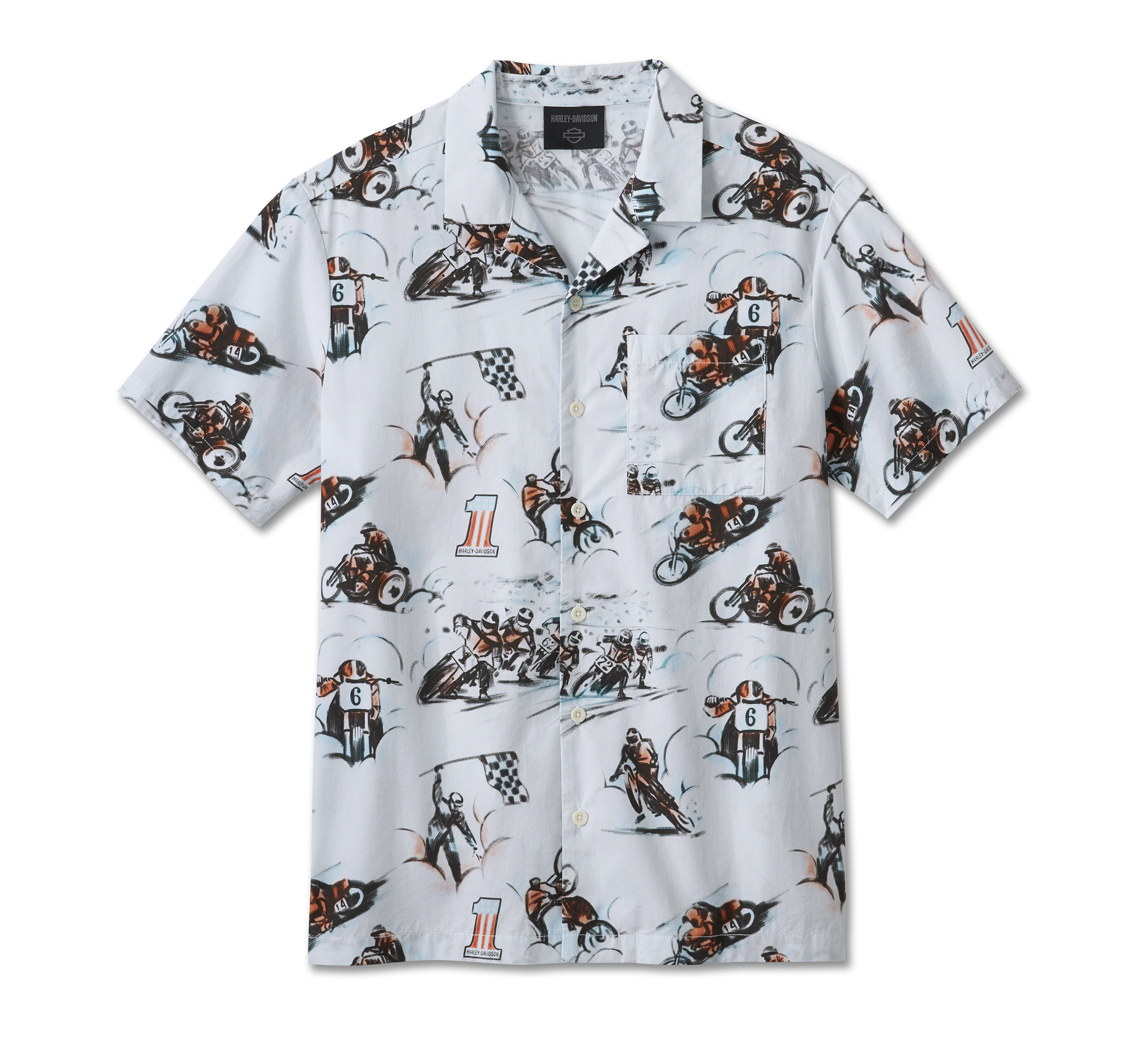 Men's Quest Poplin Water-Resistant Long-Sleeved Shirt | Khaki | Size Medium | Cotton | Orvis