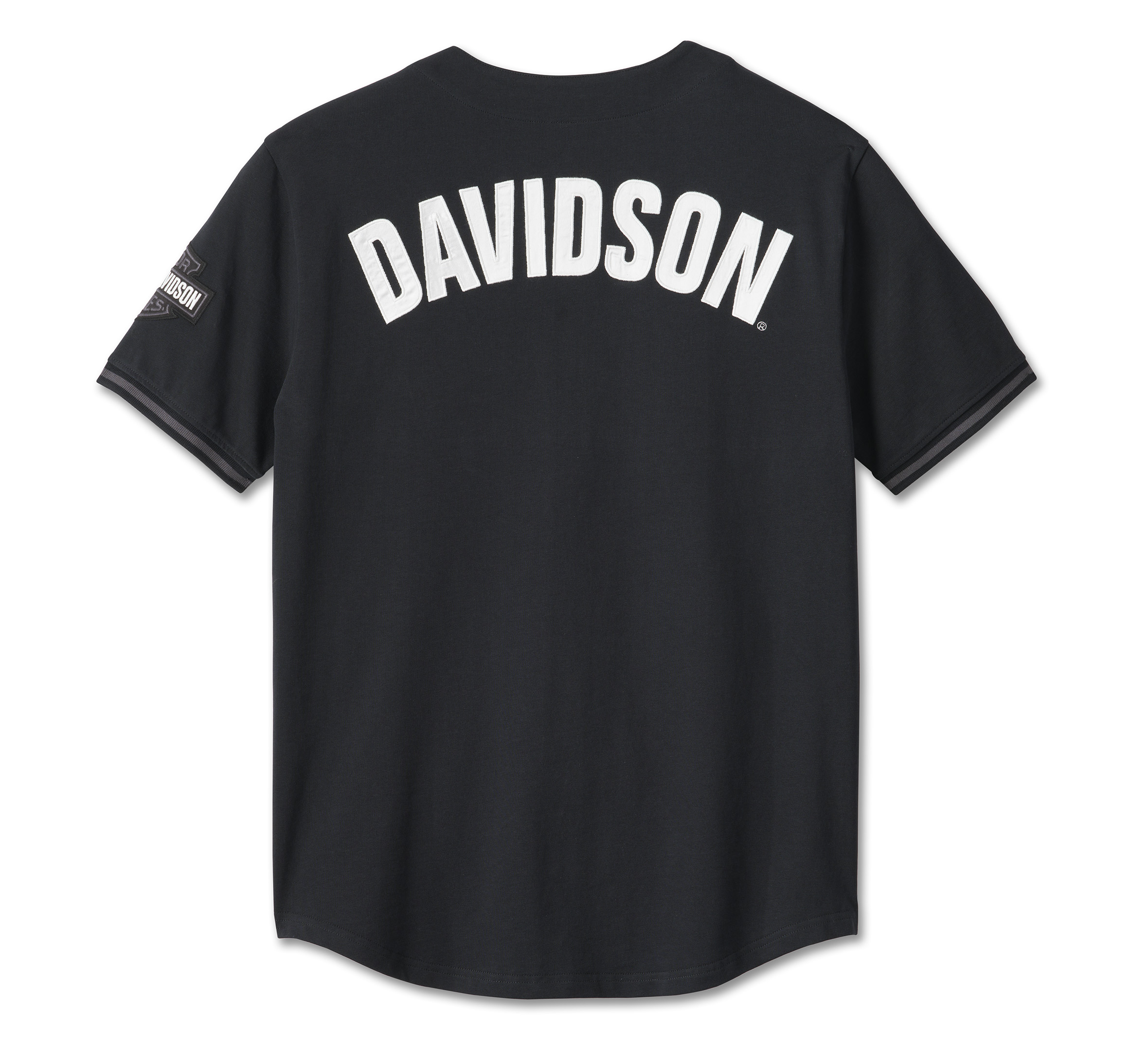 Men's Smokin' Baseball Jersey - Harley Black | Harley-Davidson USA