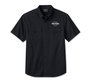 Men's Ashes Short Sleeve Shirt - Harley Black