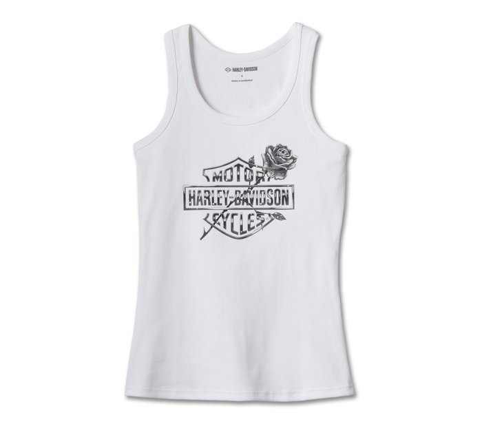 T-shirt sans manches Rose Bar & Shield pour femmes 1
