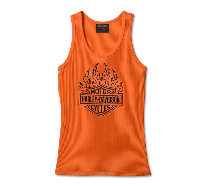 Women's Fuel to Flames Ribbed Tank 1