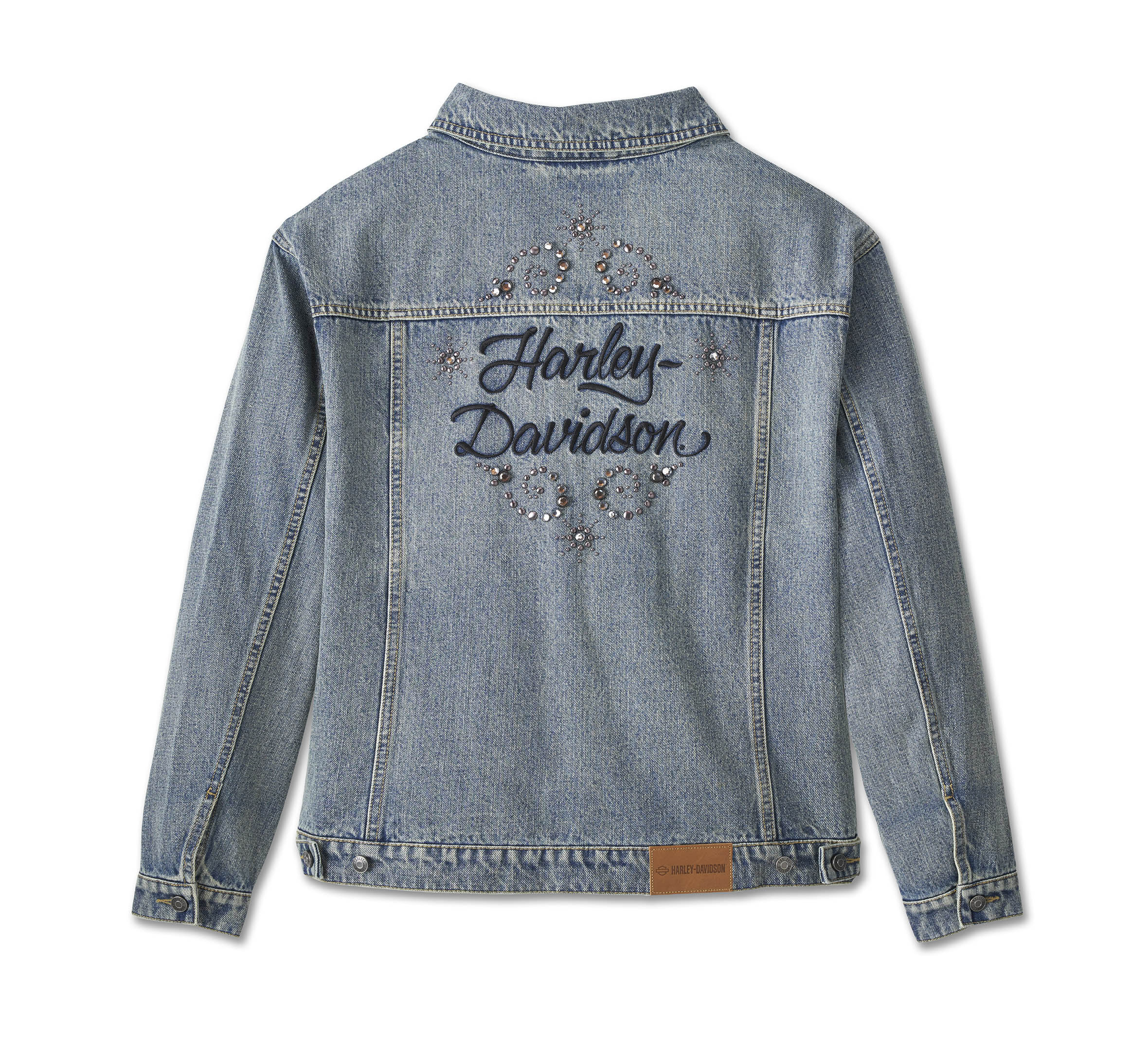 Women's Studded Out Embellished Denim Jacket