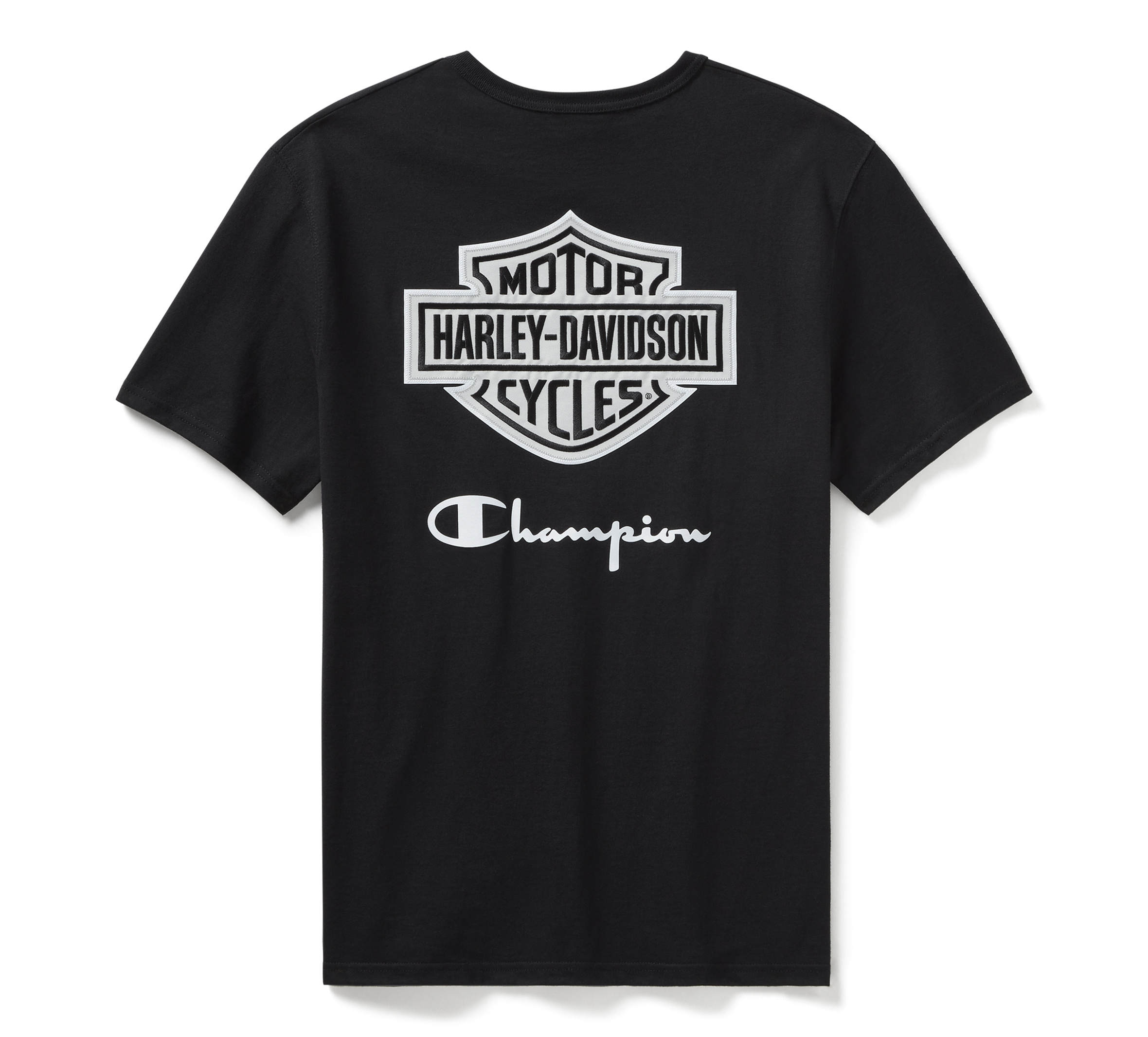 Champion x Harley Davidson Fanatic Tee Shirt Black Silver Champion 2XL