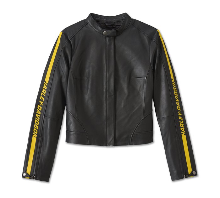 Rose Racer Leather Jacket voor vrouwen 1