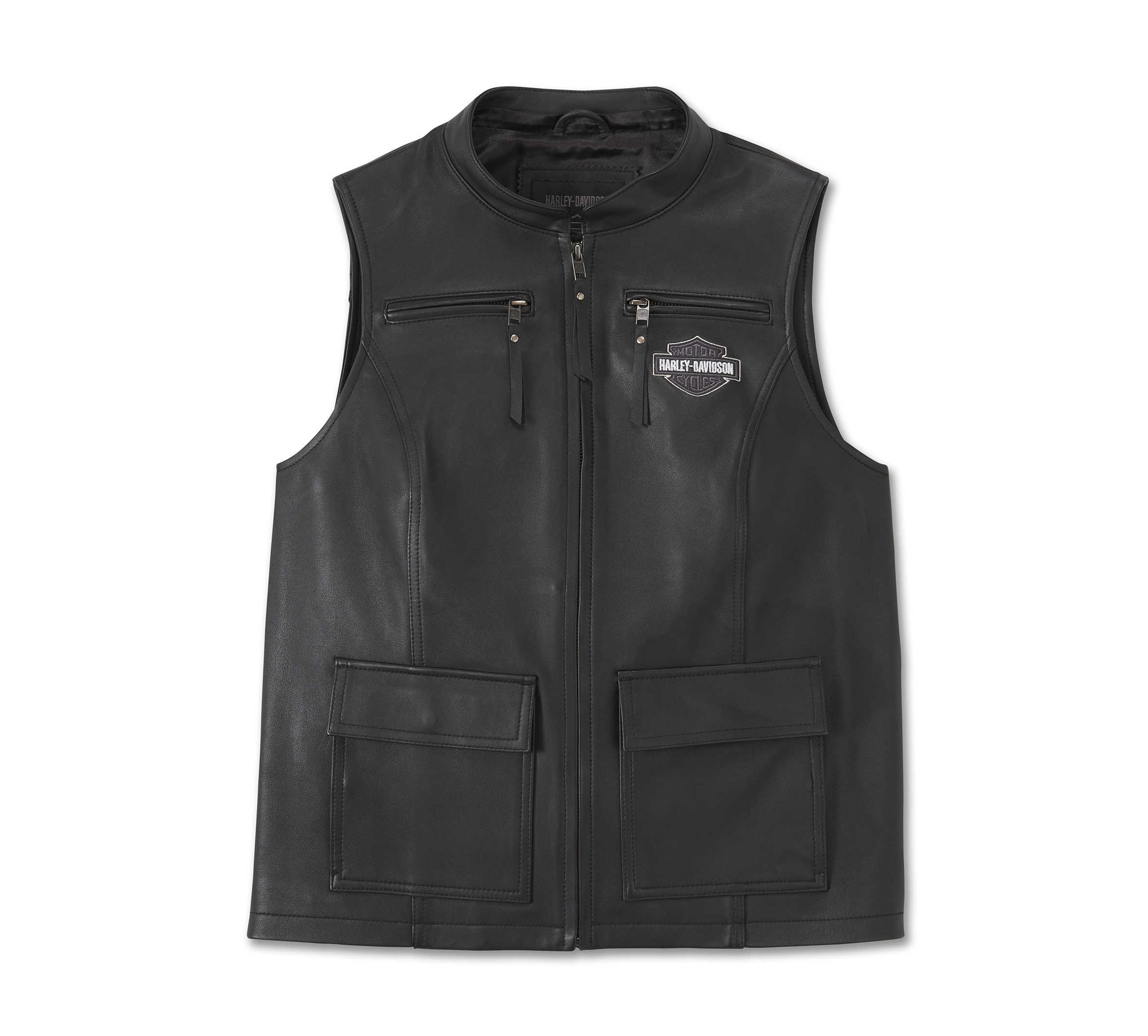 Leather vest jacket womens best sale