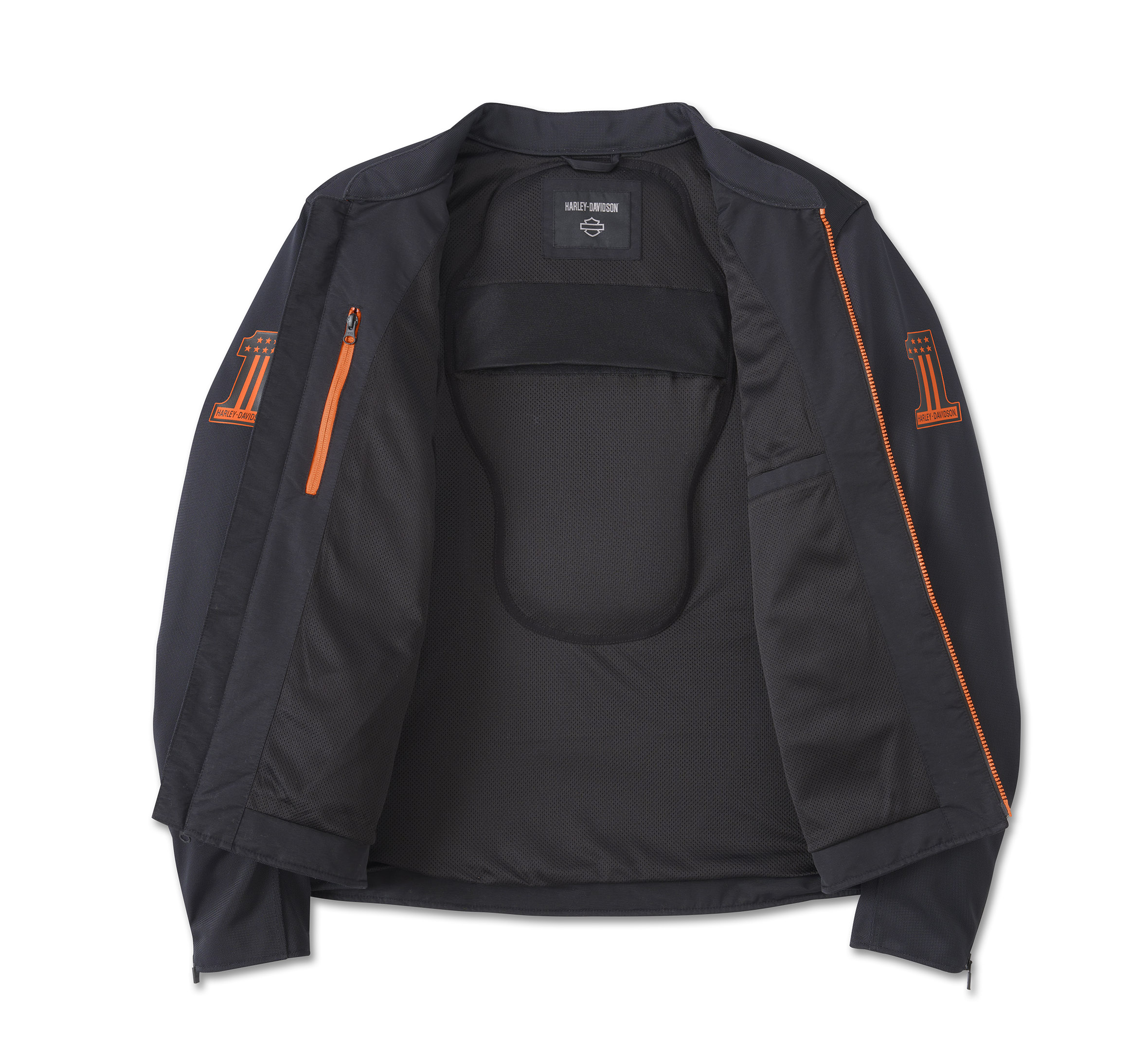 Men's Zephyr Mesh Jacket w/ Zip-out Liner - Granite Grey | Harley-Davidson  IN