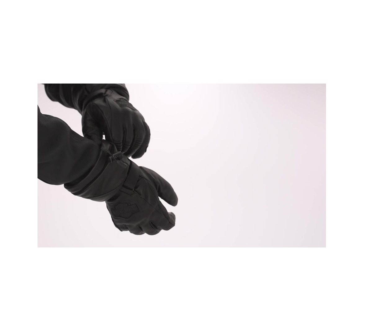 Men's Circuit II Waterproof Leather Gauntlet Gloves