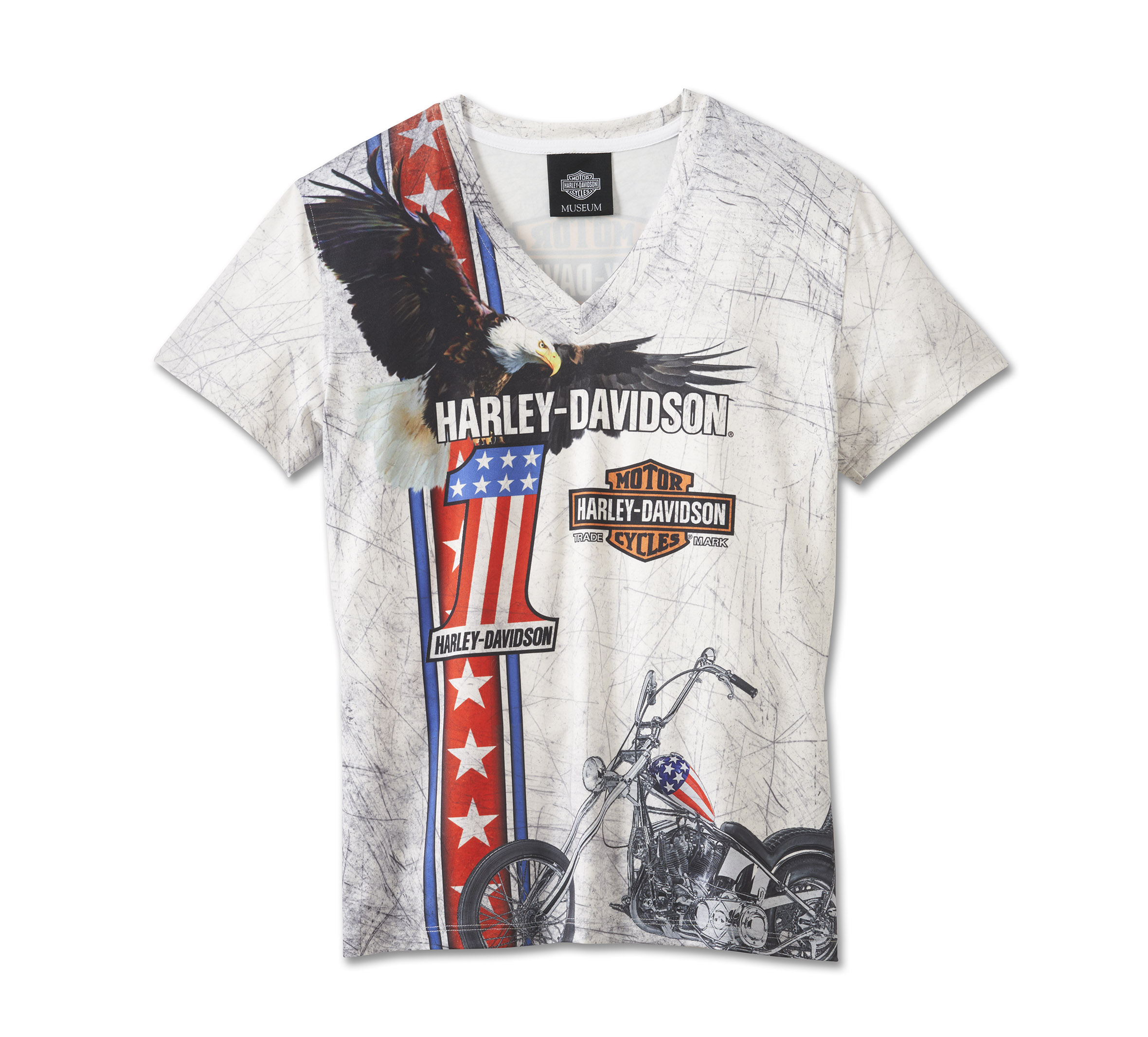 Women's Americana Trademark Bar & Shield Tee | Harley-Davidson USA