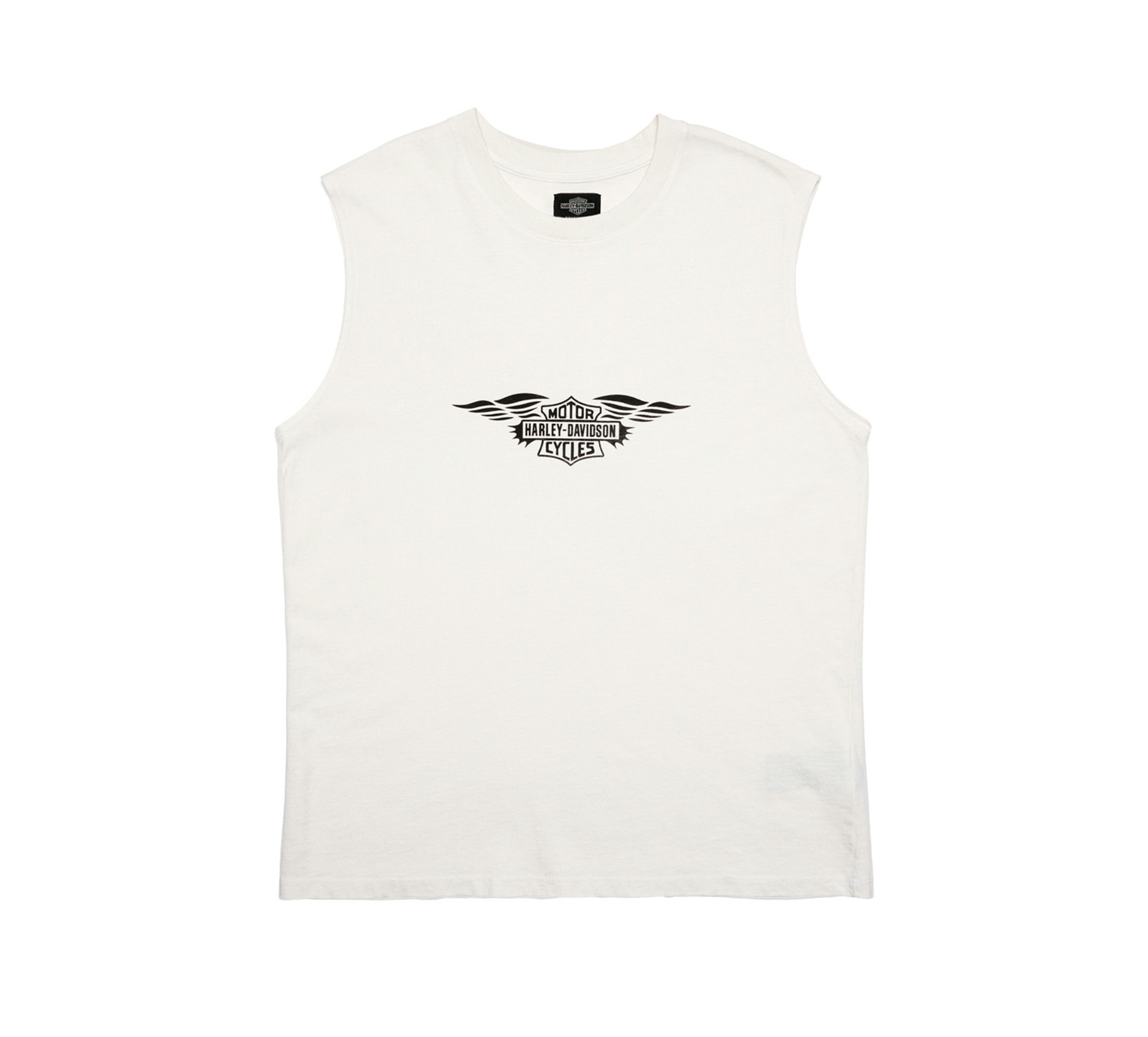 Silver Wing Boxy Muscle Tank - Off Road White | Harley-Davidson USA