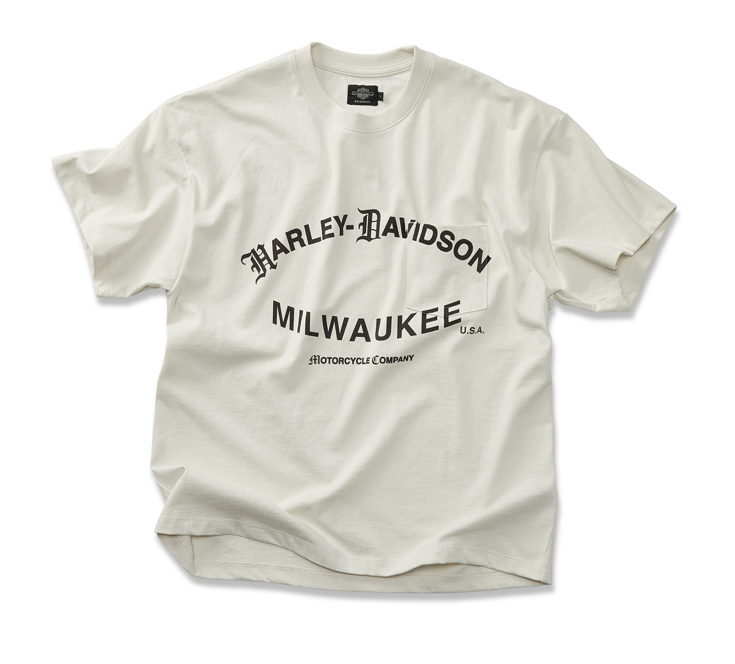 Local's Boxy Pocket T-Shirt - Off Road White | Harley-Davidson USA